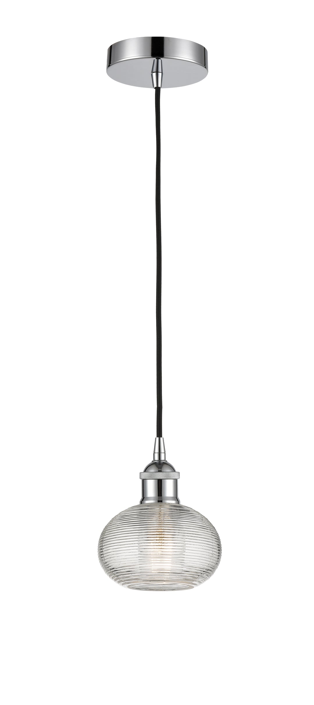 Innovations Lighting 616-1P-PC-G555-6  Edison Pendant Light Polished Chrome