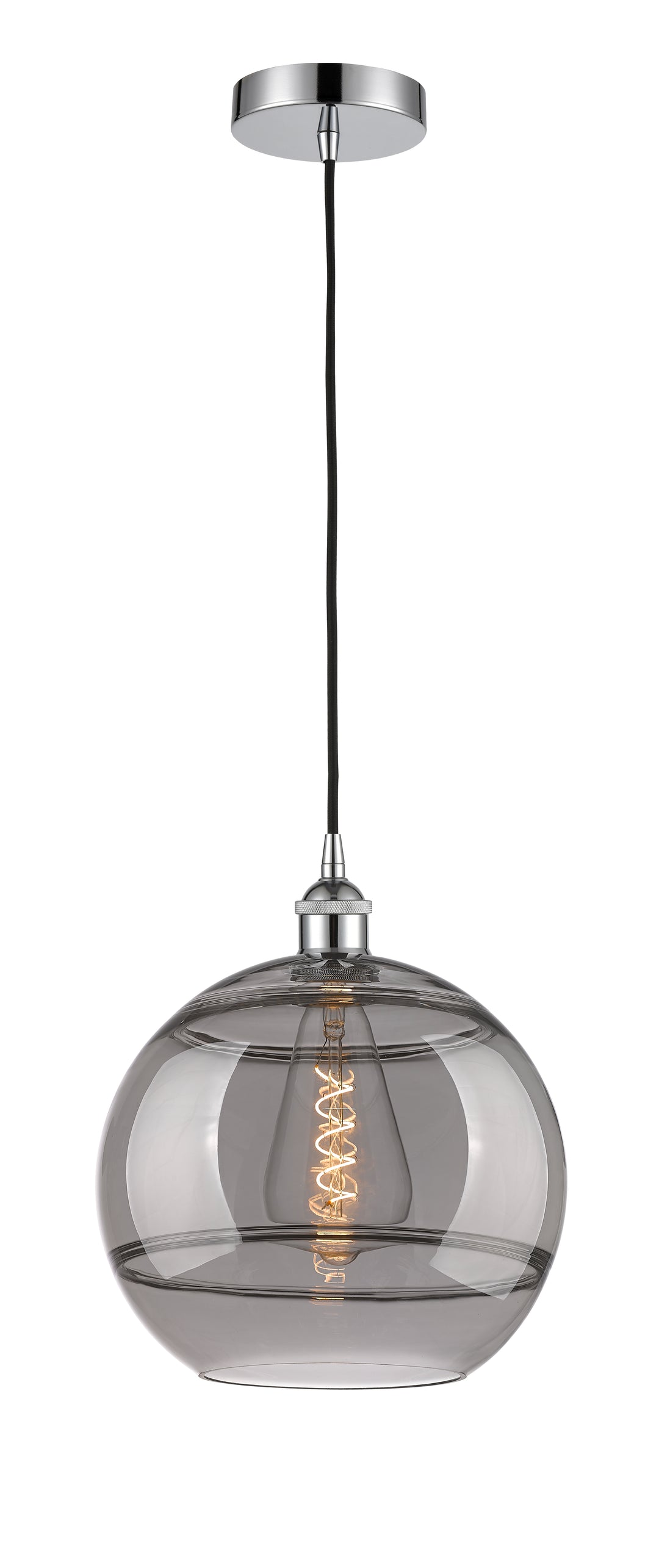 Innovations Lighting 616-1P-PC-G556-12SM  Edison Pendant Light Polished Chrome