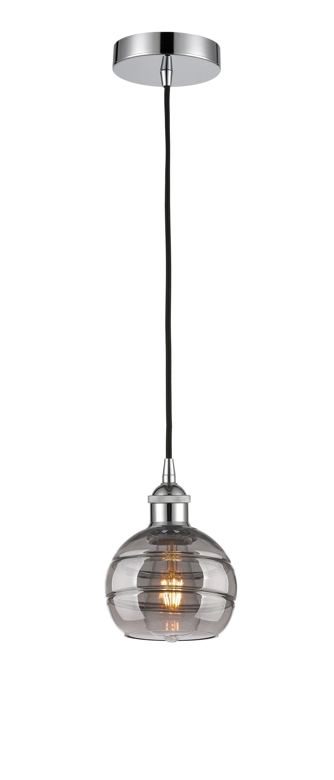 Innovations Lighting 616-1P-PC-G556-6SM  Edison Pendant Light Polished Chrome