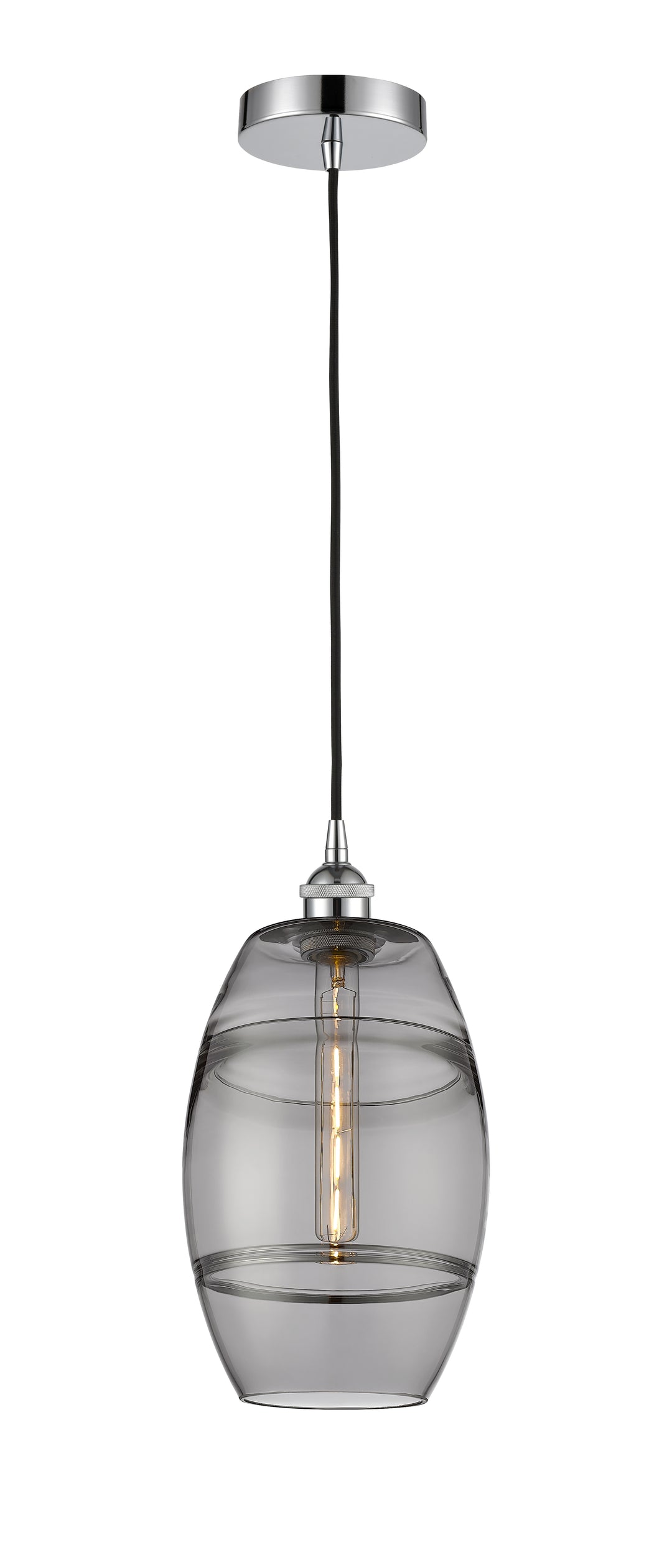 Innovations Lighting 616-1P-PC-G557-8SM  Edison Pendant Light Polished Chrome