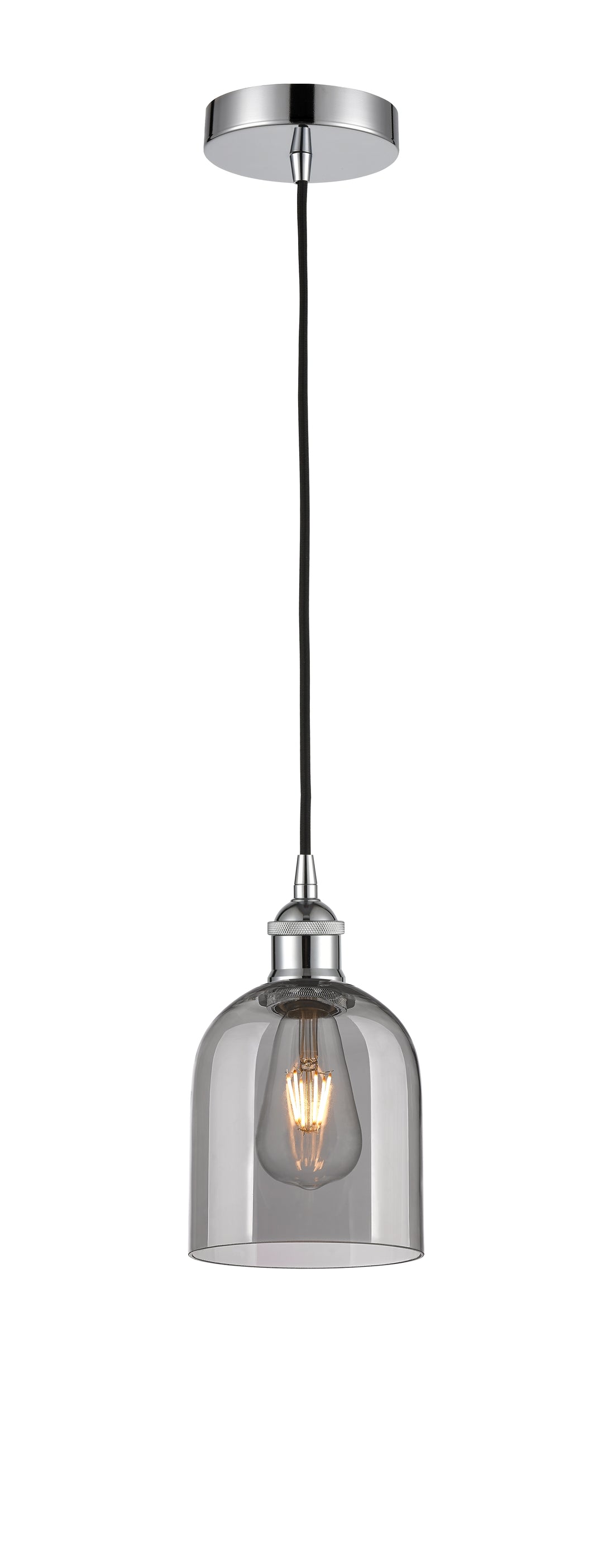 Innovations Lighting 616-1P-PC-G558-6SM  Edison Pendant Light Polished Chrome