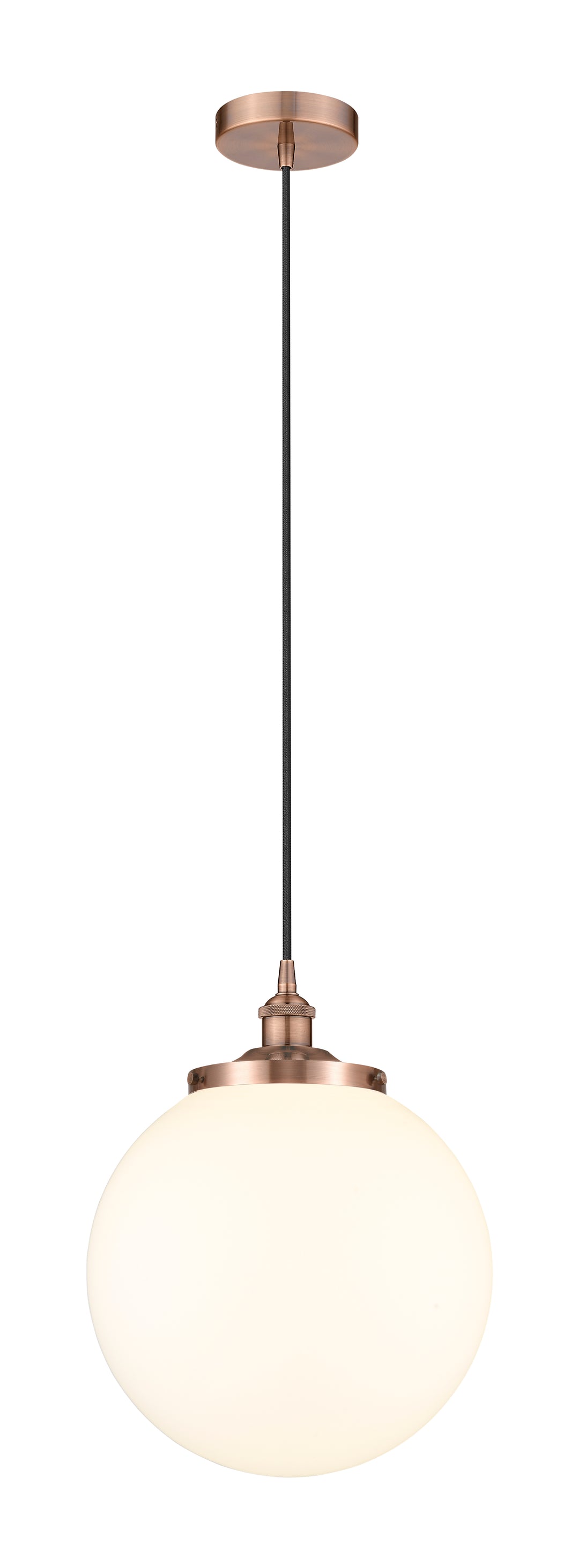 Innovations Downtown Urban 616-1PH-AC-G201-14 Pendant Light - Antique Copper