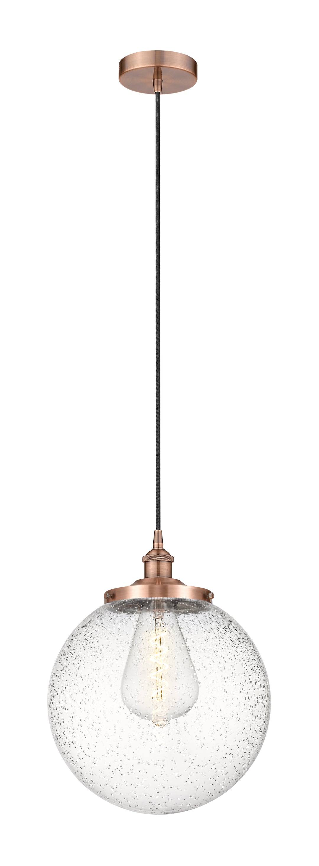 Innovations Downtown Urban 616-1PH-AC-G204-14 Pendant Light - Antique Copper