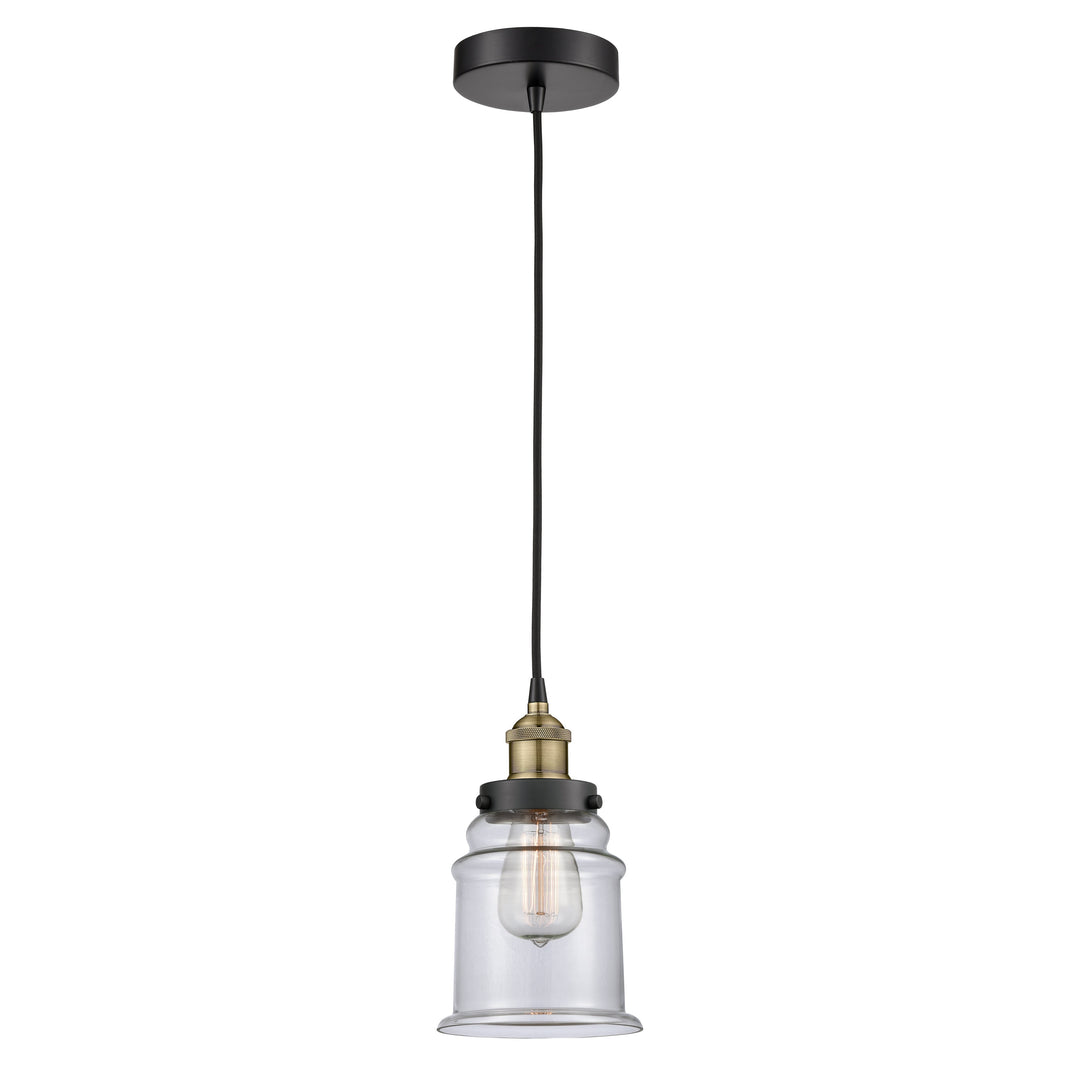 Innovations Edison 616-1PH-BAB-G182 Pendant Light - Black Antique Brass