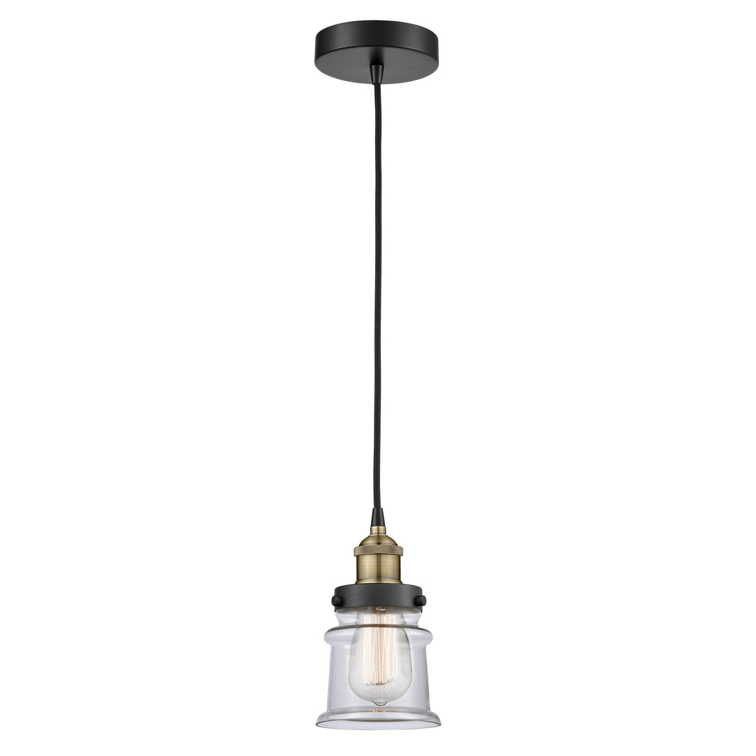 Innovations Edison 616-1PH-BAB-G182S Pendant Light - Black Antique Brass