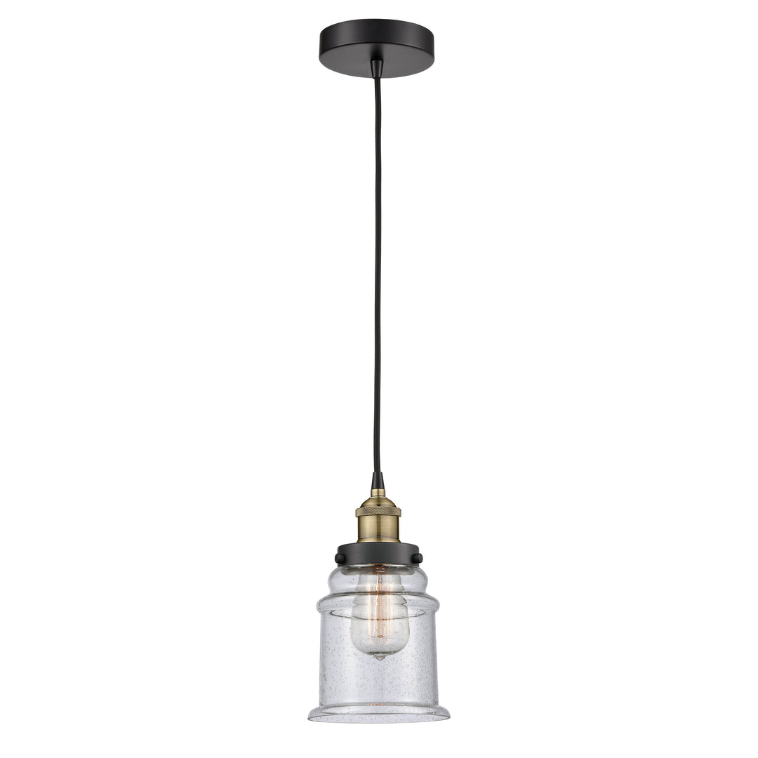 Innovations Edison 616-1PH-BAB-G184 Pendant Light - Black Antique Brass