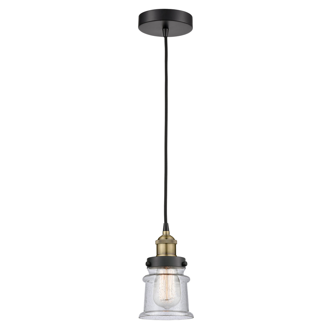 Innovations Edison 616-1PH-BAB-G184S Pendant Light - Black Antique Brass