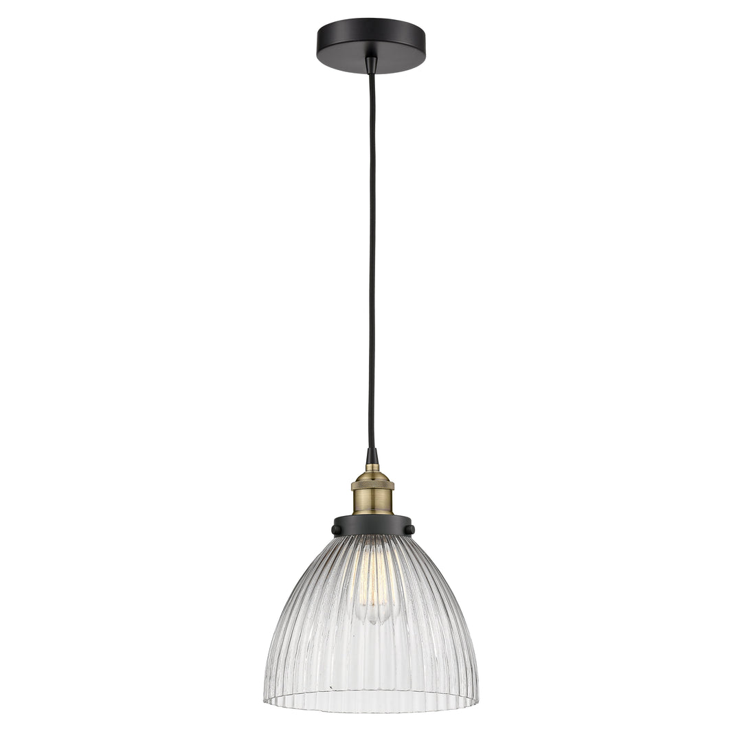 Innovations Edison 616-1PH-BAB-G222 Pendant Light - Black Antique Brass