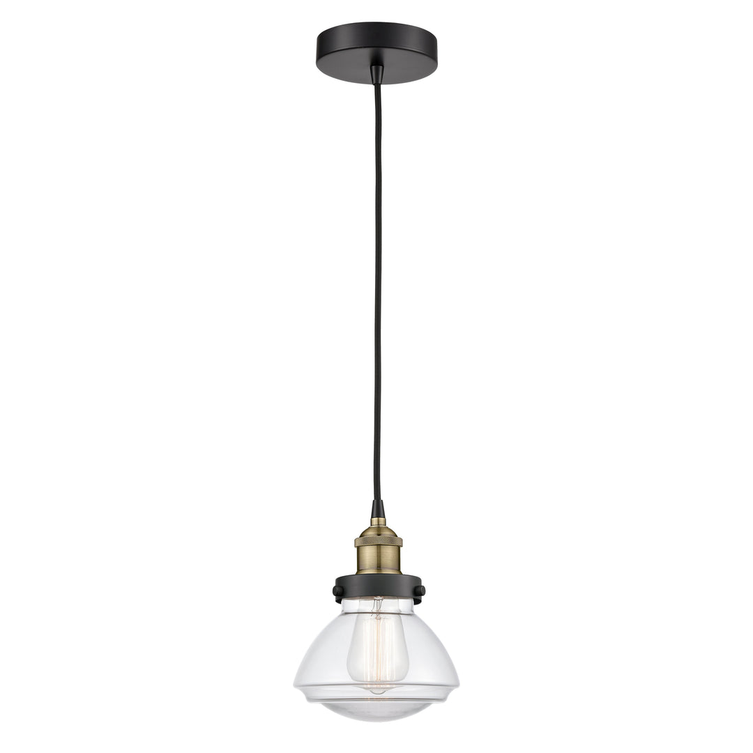 Innovations Edison 616-1PH-BAB-G322 Pendant Light - Black Antique Brass