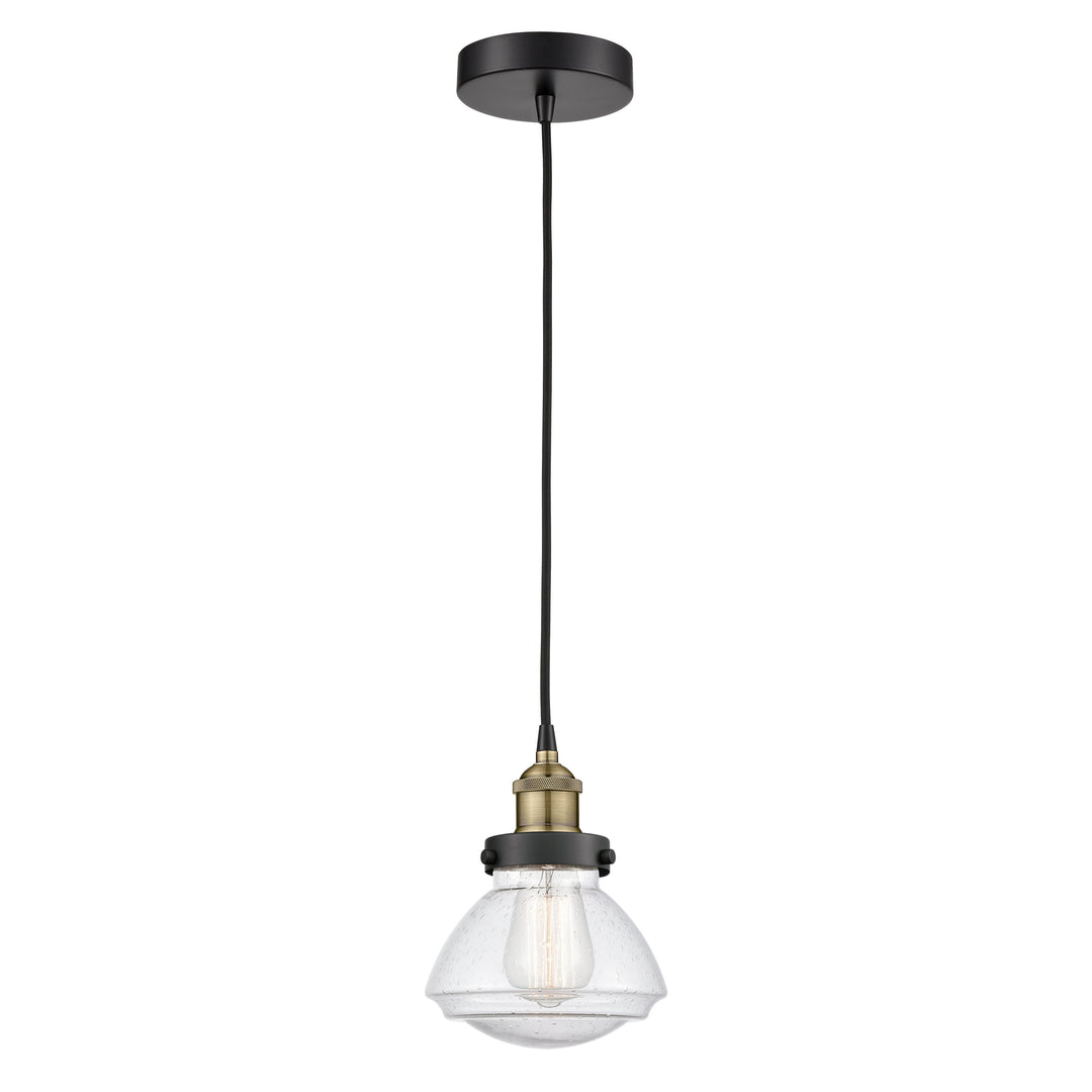 Innovations Edison 616-1PH-BAB-G324 Pendant Light - Black Antique Brass