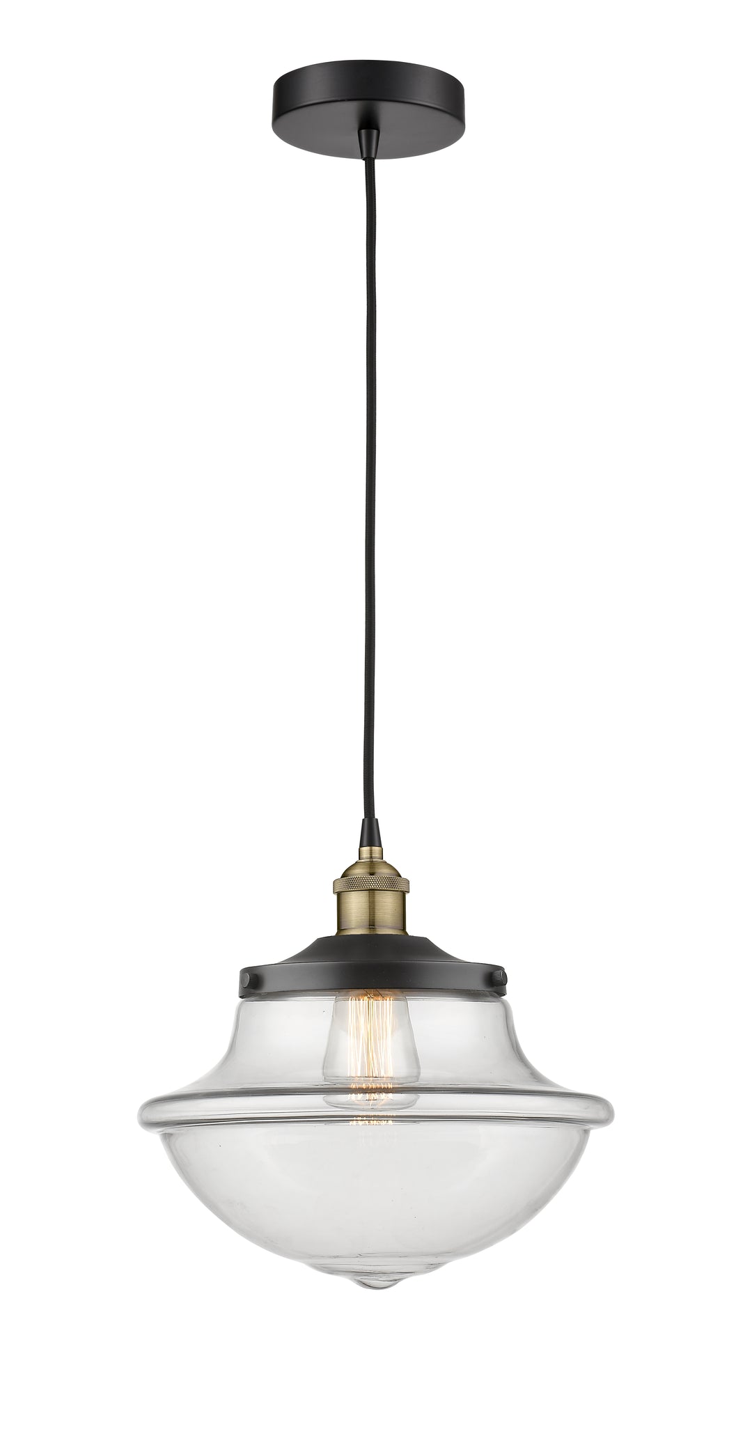 Innovations Downtown Urban 616-1PH-BAB-G542 Pendant Light - Black Antique Brass