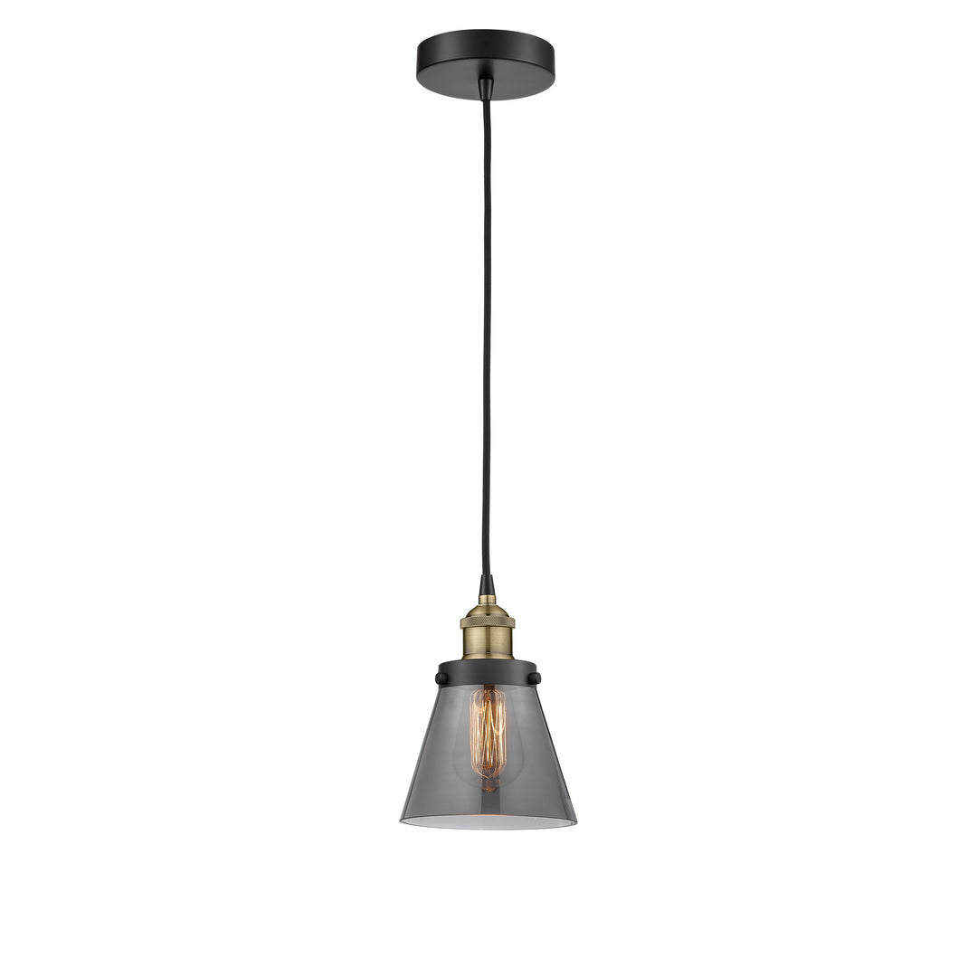 Innovations Edison 616-1PH-BAB-G63 Pendant Light - Black Antique Brass