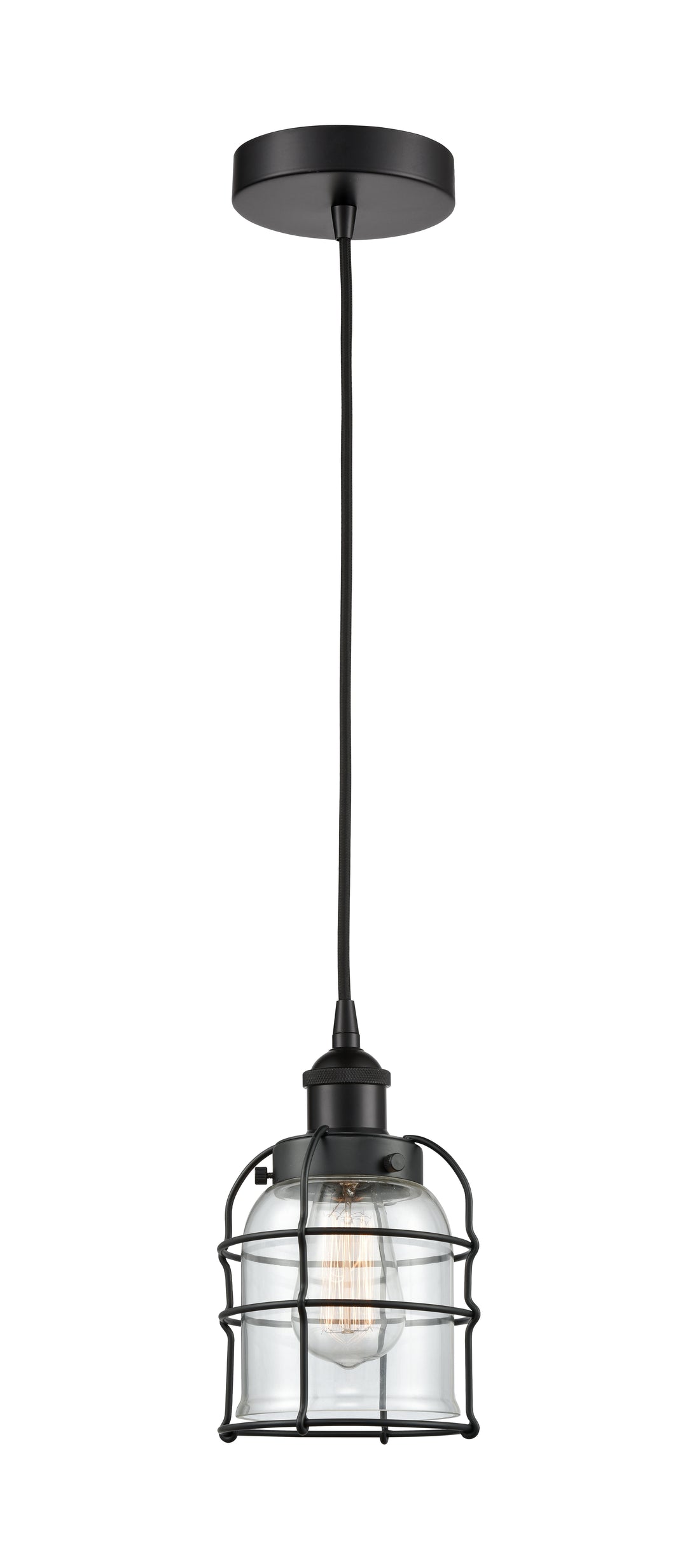 Innovations Downtown Urban 616-1PH-BK-G52-CE Pendant Light - Matte Black
