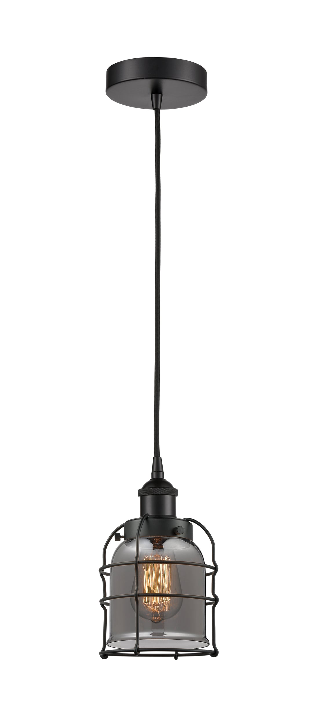 Innovations Downtown Urban 616-1PH-BK-G53-CE Pendant Light - Matte Black