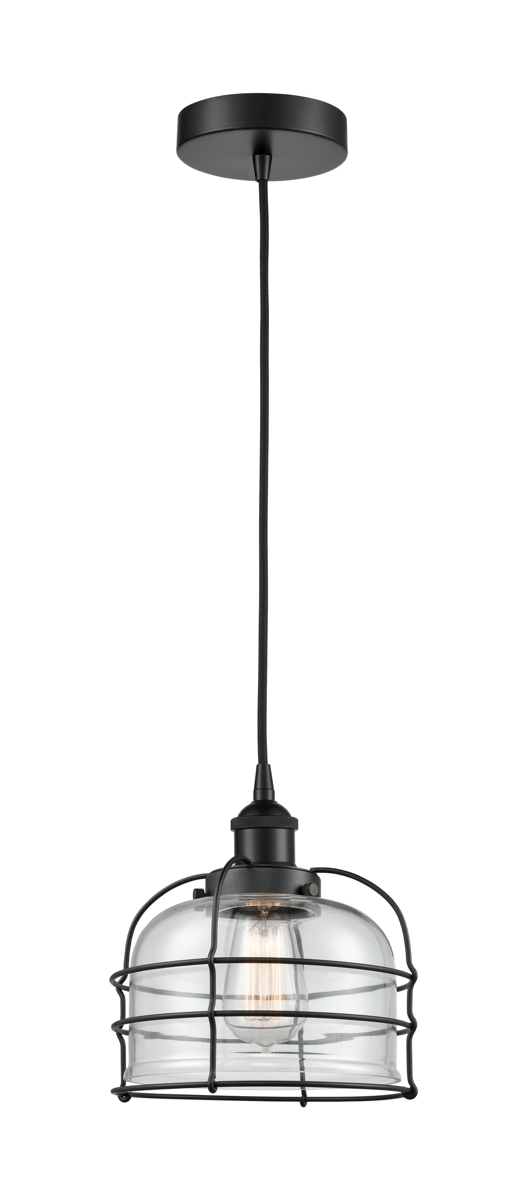 Innovations Downtown Urban 616-1PH-BK-G72-CE Pendant Light - Matte Black