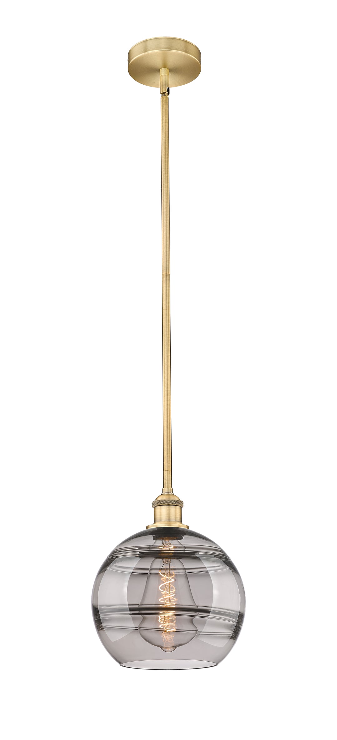 Innovations Lighting 616-1S-BB-G556-10SM  Edison Pendant Light Brushed Brass