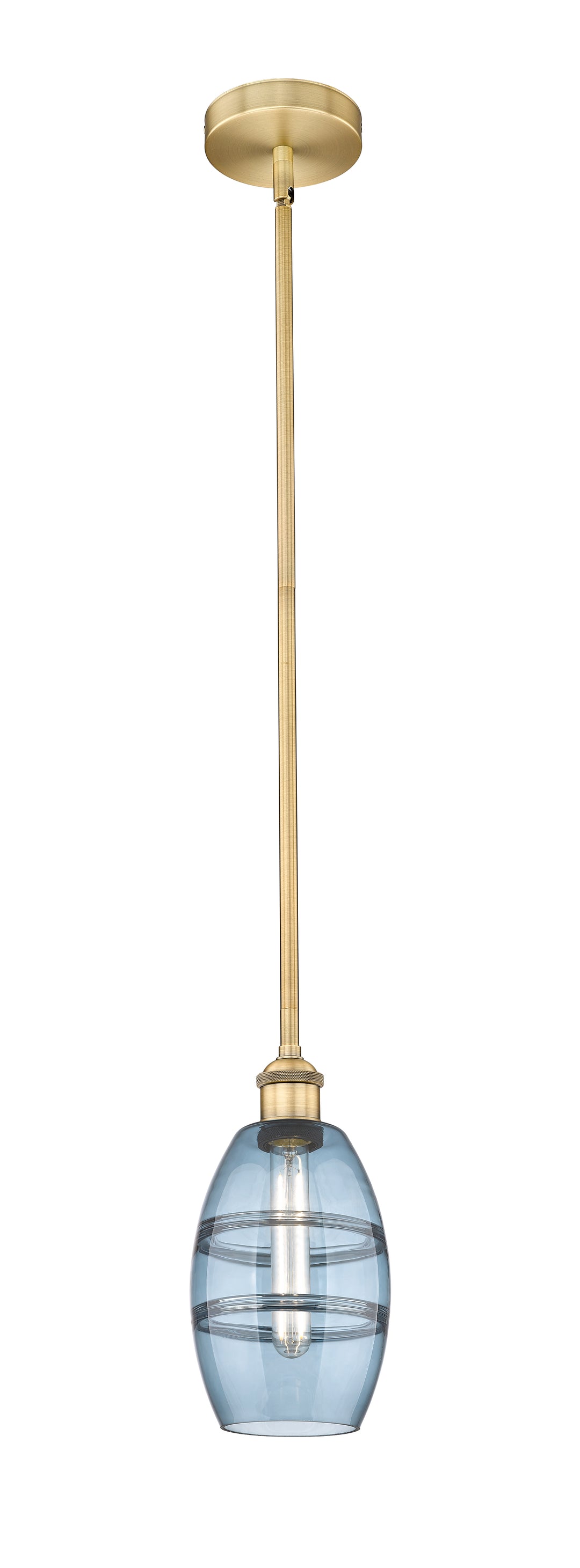 Innovations Lighting 616-1S-BB-G557-6BL  Edison Pendant Light Brushed Brass