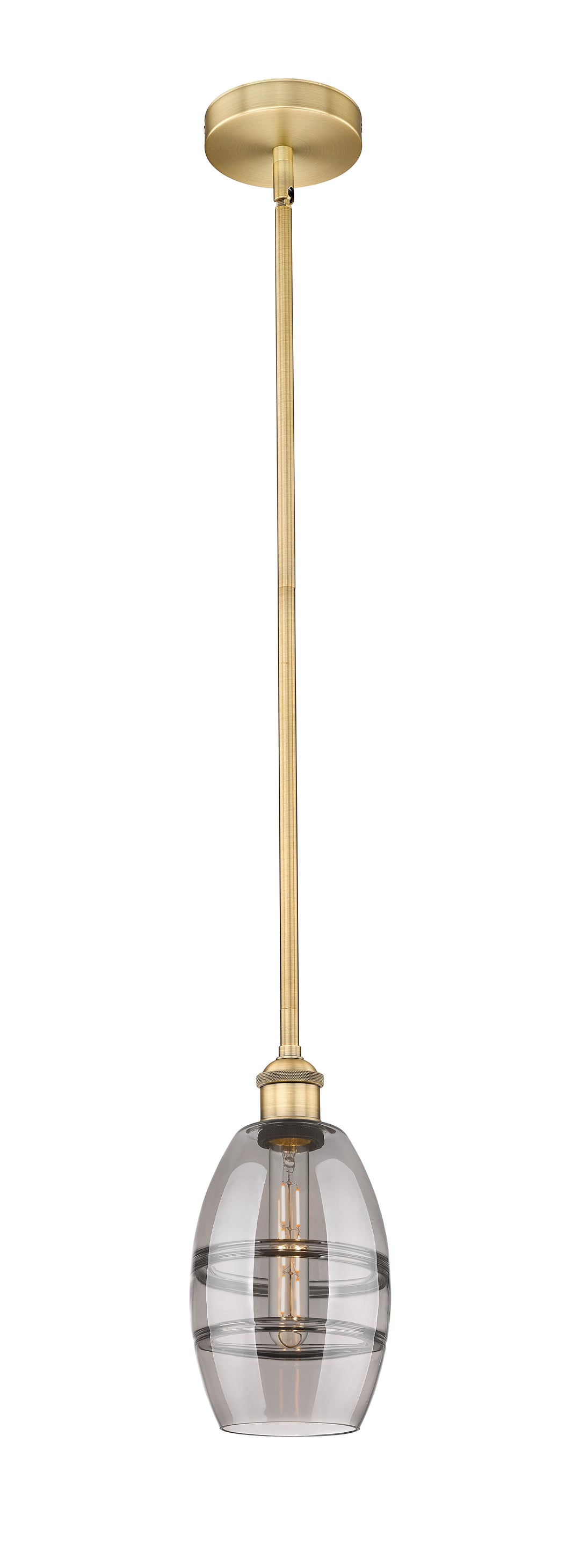 Innovations Lighting 616-1S-BB-G557-6SM  Edison Pendant Light Brushed Brass