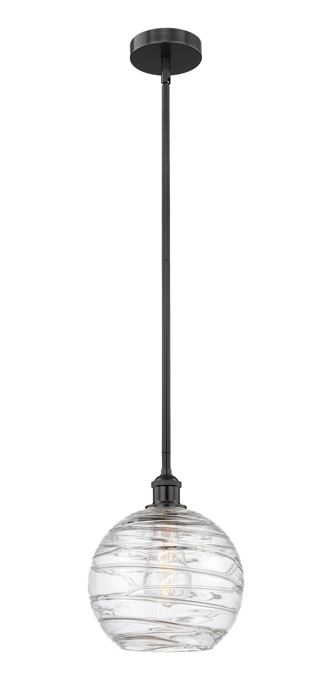 Innovations Edison 616-1S-BK-G1213-10 Pendant Light - Matte Black