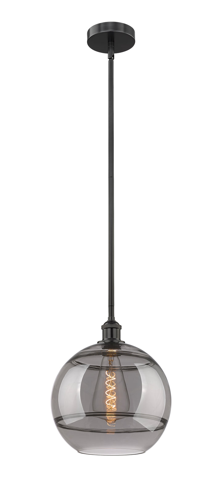 Innovations Lighting 616-1S-BK-G556-12SM  Edison Pendant Light Matte Black