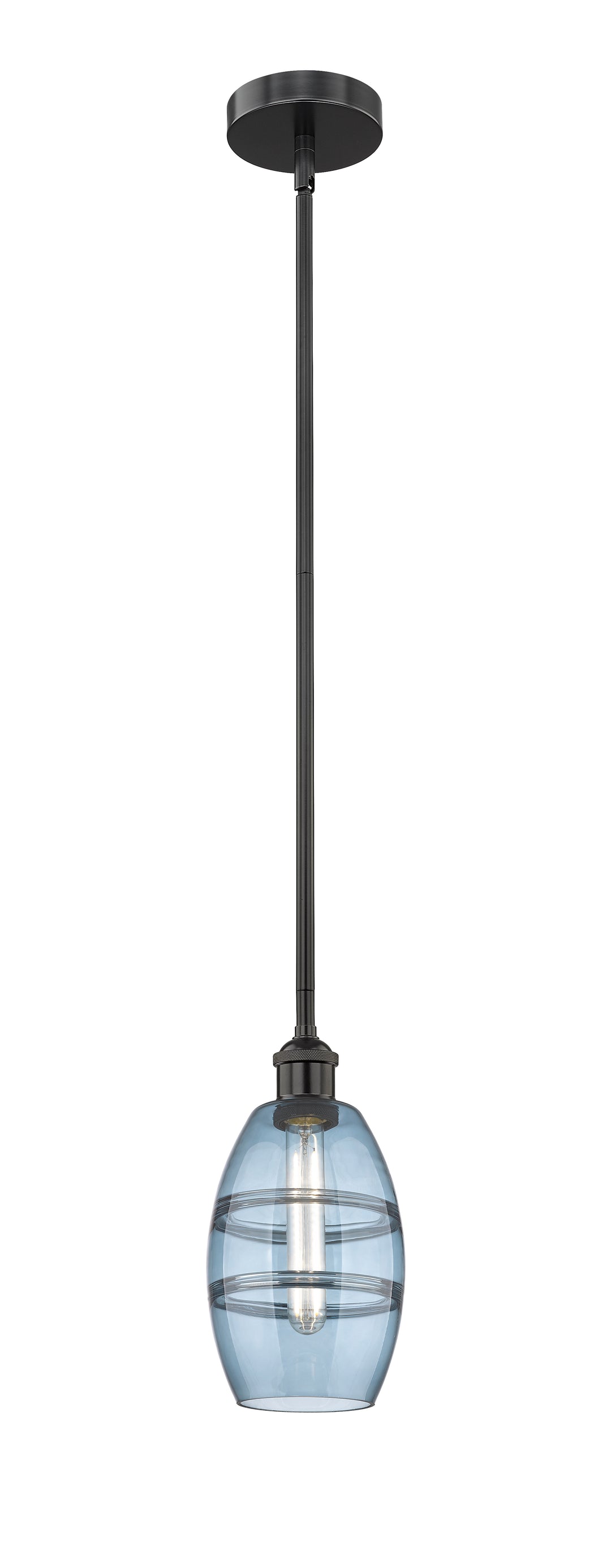 Innovations Lighting 616-1S-BK-G557-6BL  Edison Pendant Light Matte Black