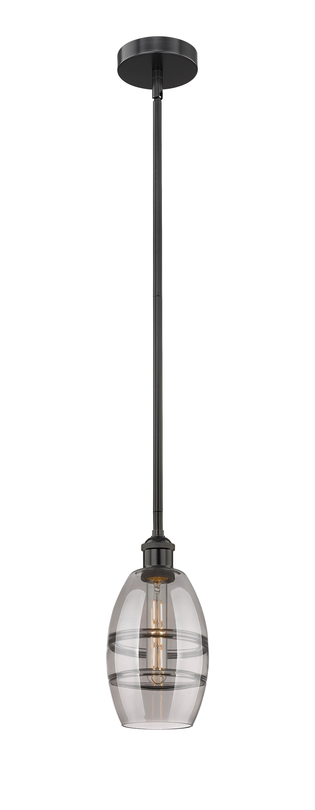 Innovations Lighting 616-1S-BK-G557-6SM  Edison Pendant Light Matte Black