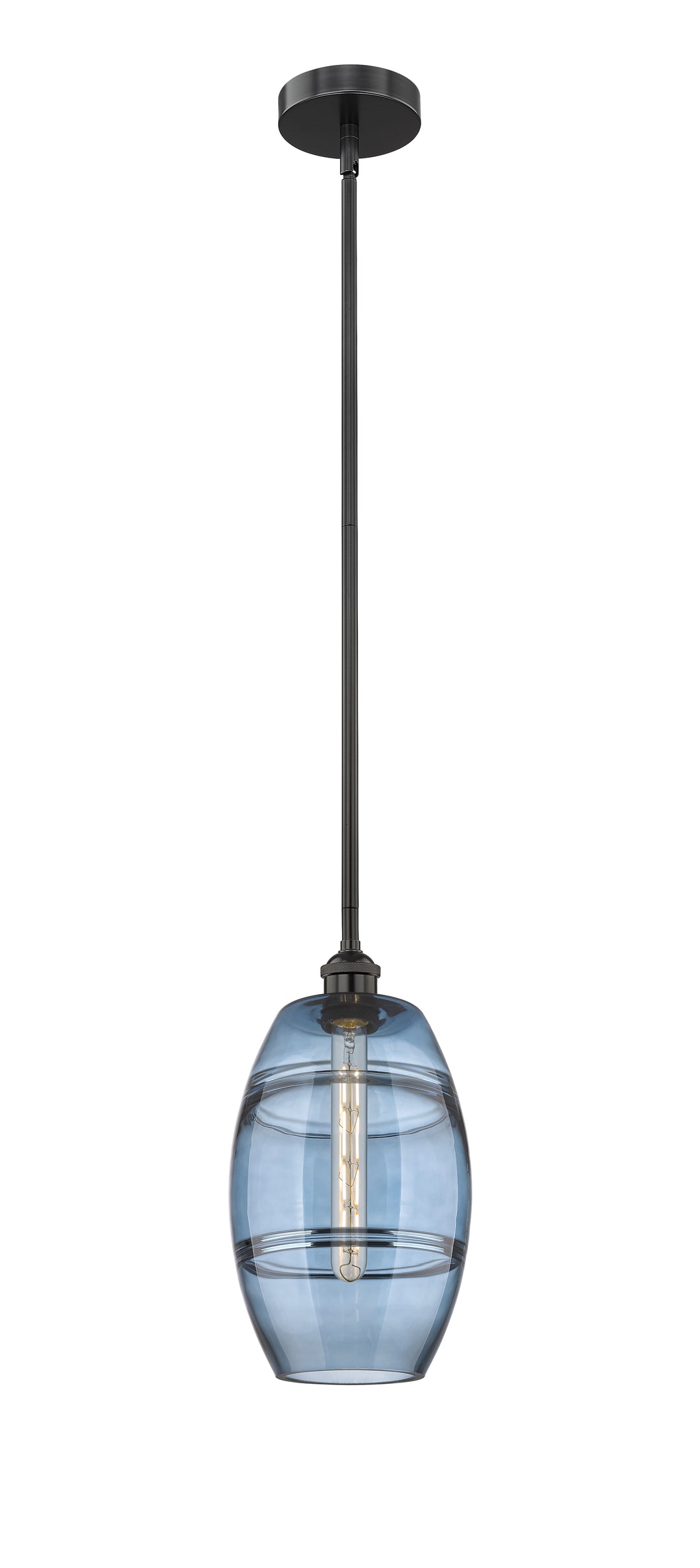 Innovations Lighting 616-1S-BK-G557-8BL  Edison Pendant Light Matte Black