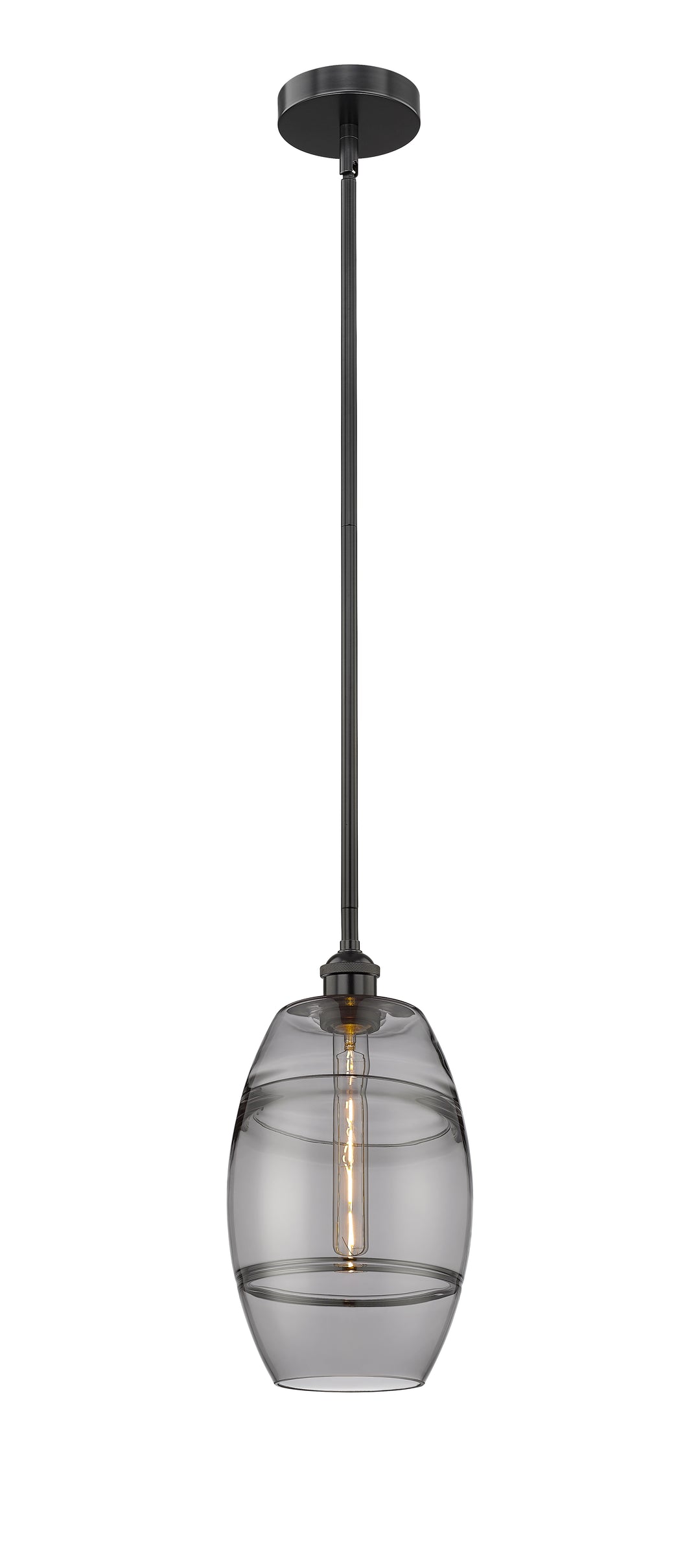 Innovations Lighting 616-1S-BK-G557-8SM  Edison Pendant Light Matte Black