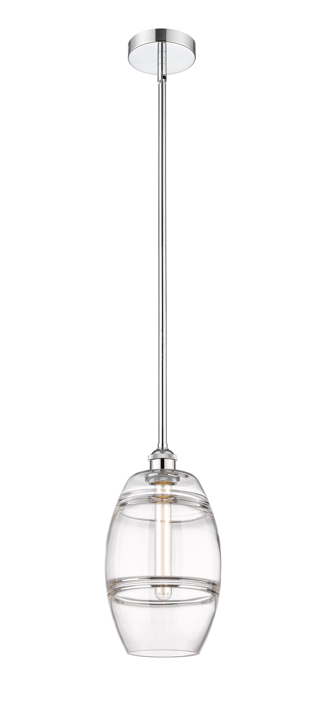 Innovations Lighting 616-1S-PC-G557-8CL  Edison Pendant Light Polished Chrome