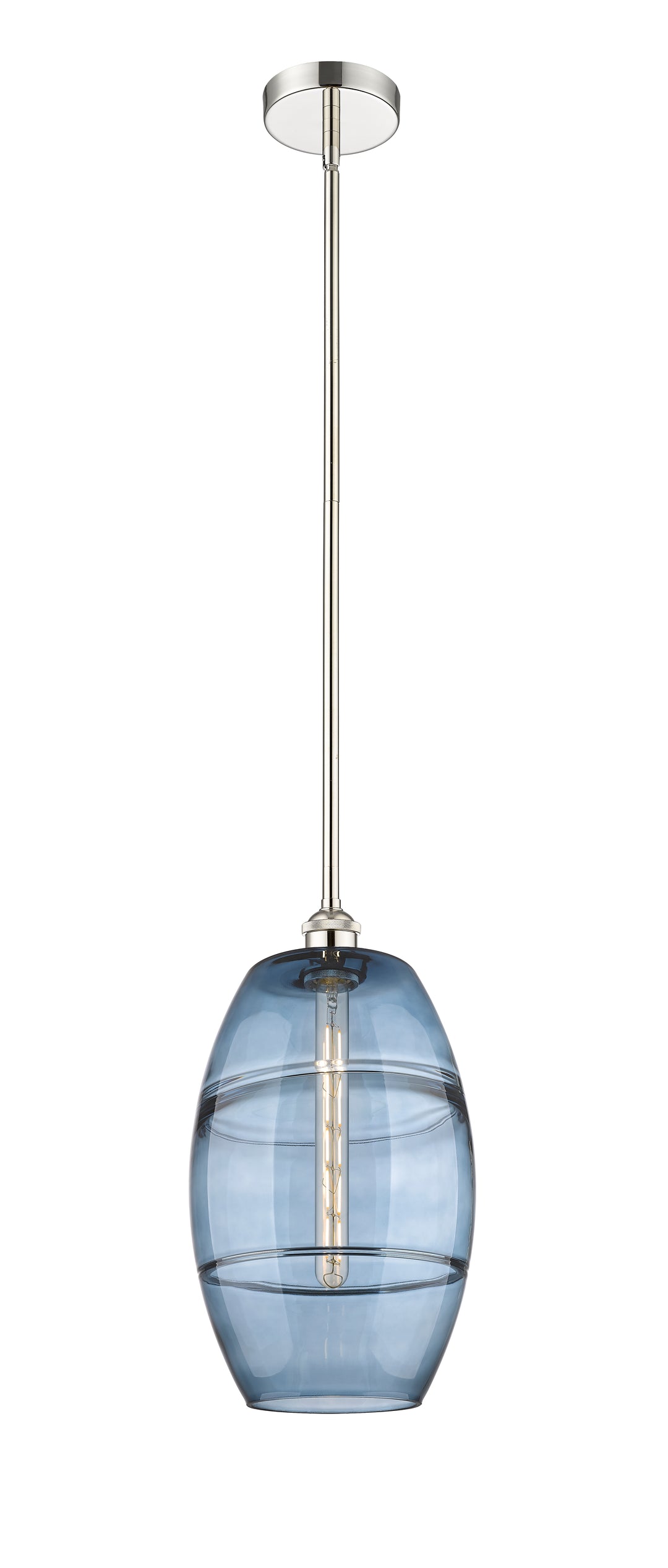 Innovations Lighting 616-1S-PN-G557-10BL  Edison Pendant Light Polished Nickel