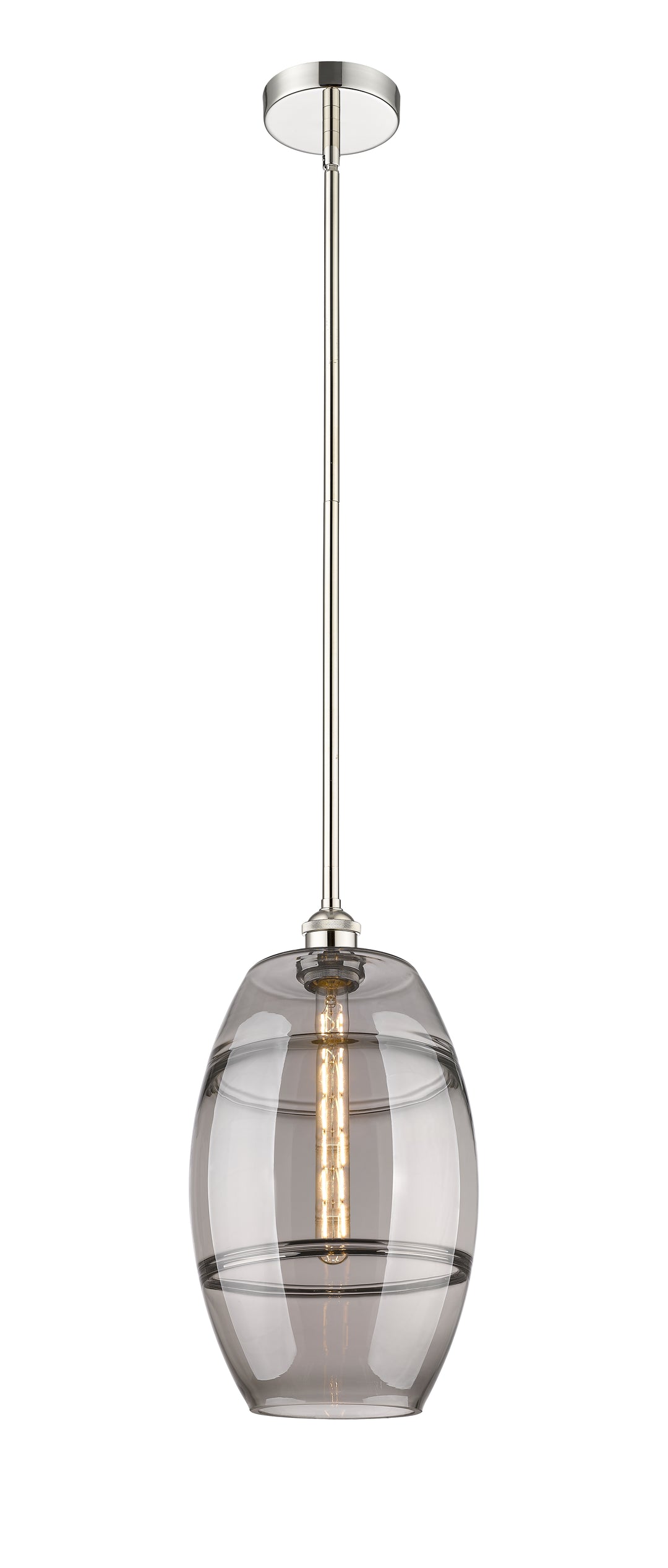 Innovations Lighting 616-1S-PN-G557-10SM  Edison Pendant Light Polished Nickel