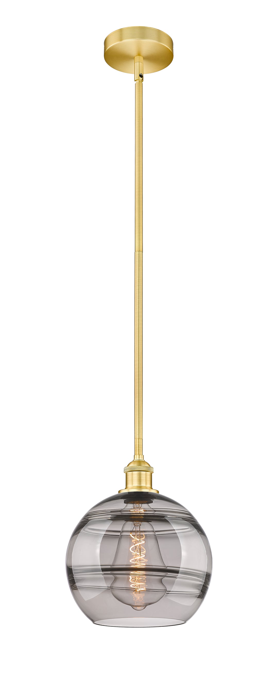 Innovations Lighting 616-1S-SG-G556-10SM  Edison Pendant Light Satin Gold