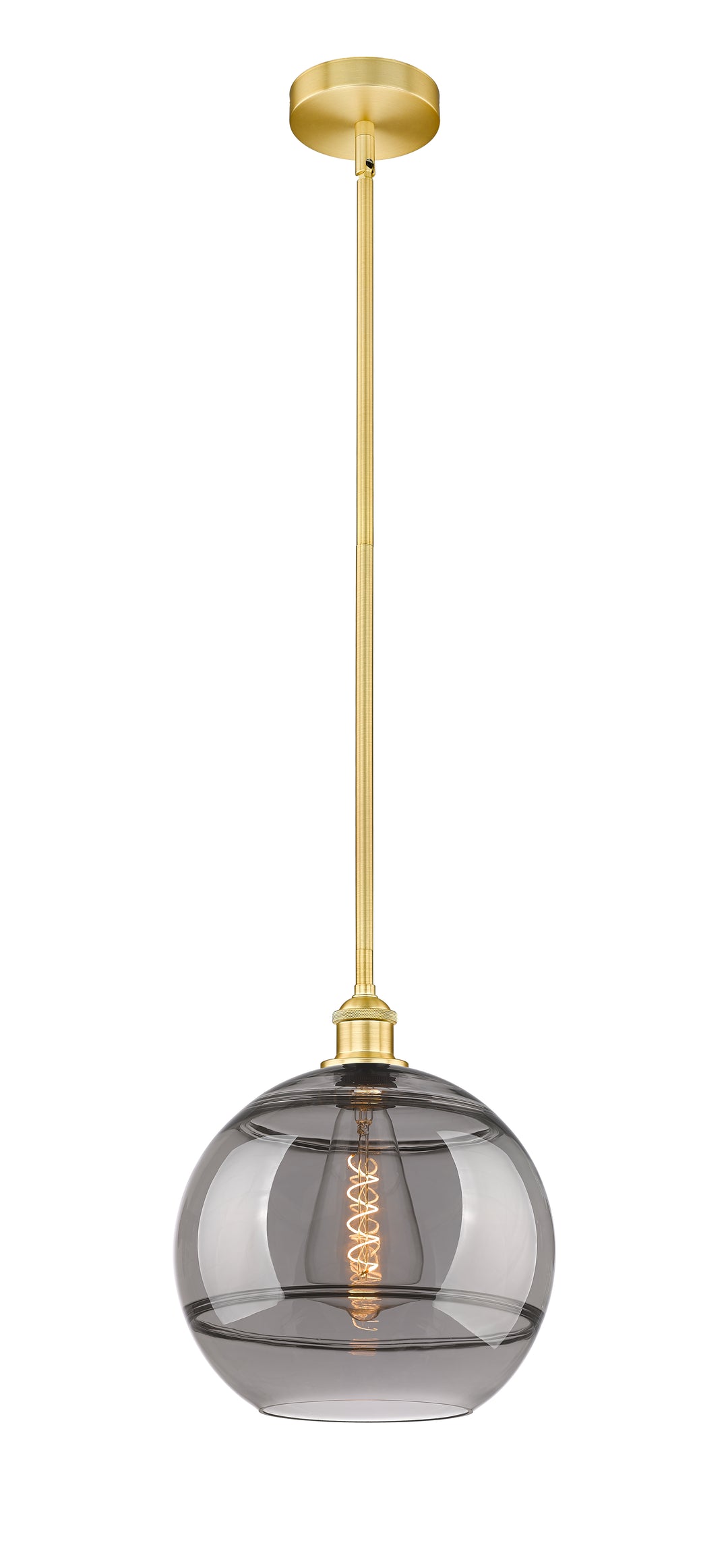 Innovations Lighting 616-1S-SG-G556-12SM  Edison Pendant Light Satin Gold