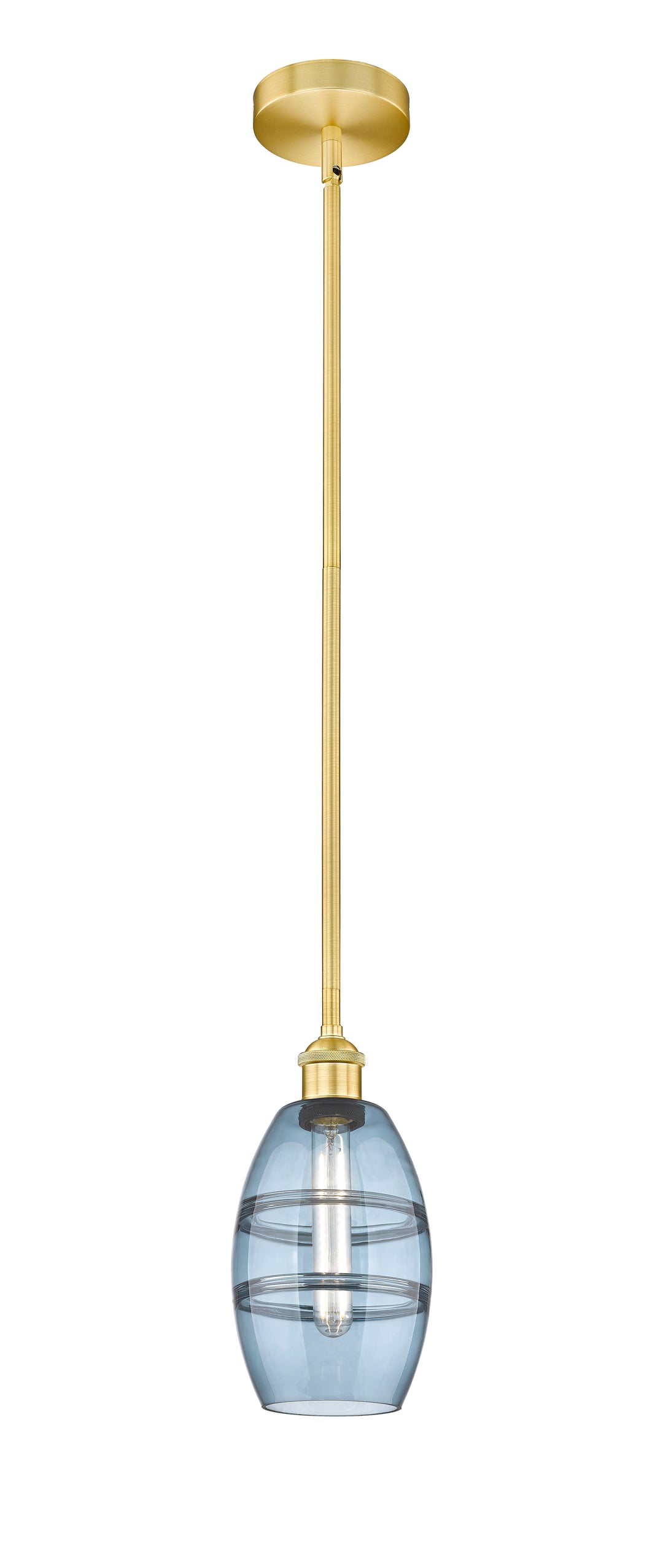 Innovations Lighting 616-1S-SG-G557-6BL  Edison Pendant Light Satin Gold