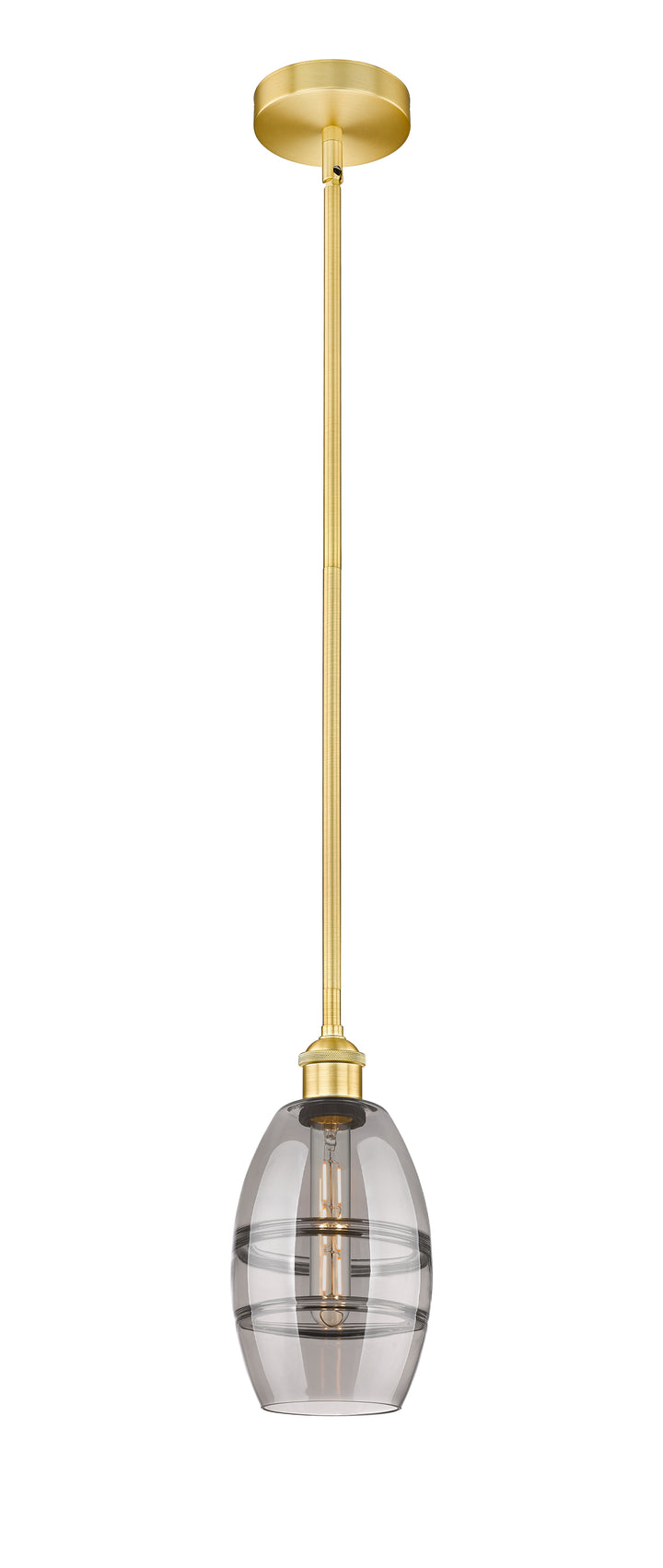 Innovations Lighting 616-1S-SG-G557-6SM  Edison Pendant Light Satin Gold