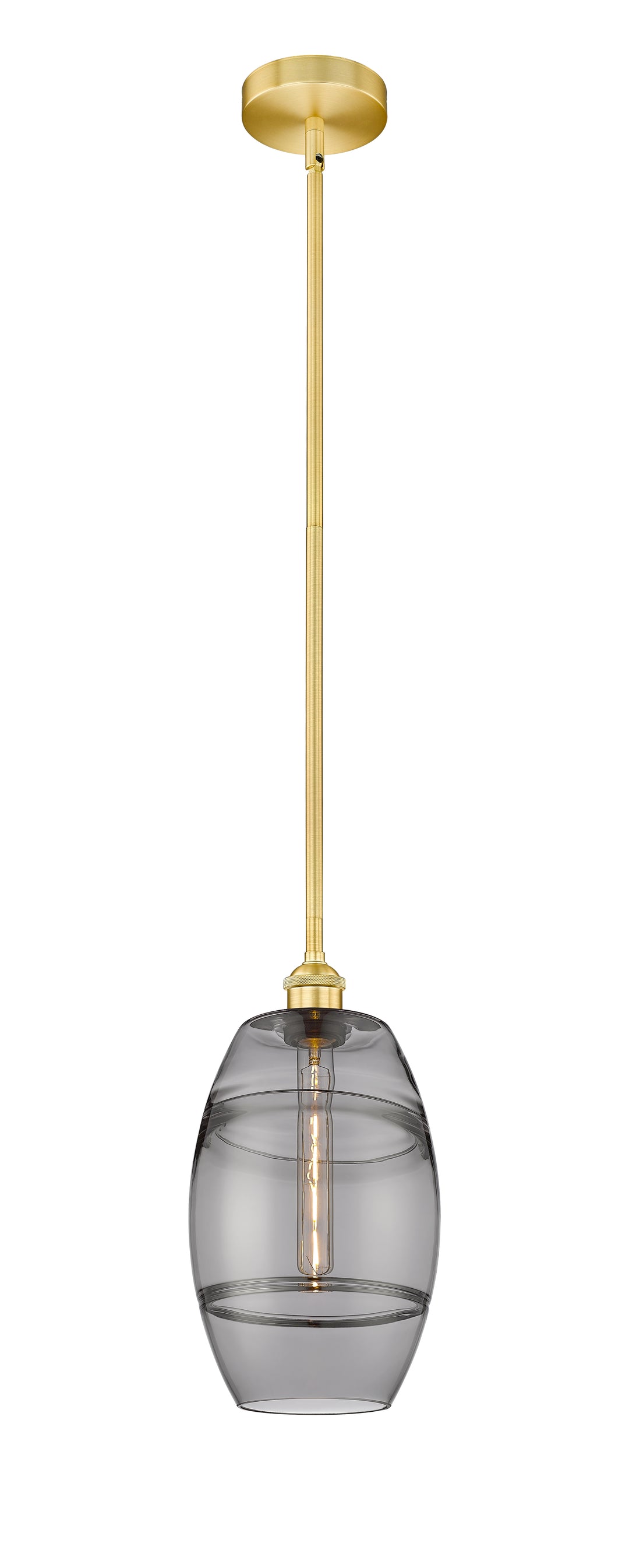 Innovations Lighting 616-1S-SG-G557-8SM  Edison Pendant Light Satin Gold