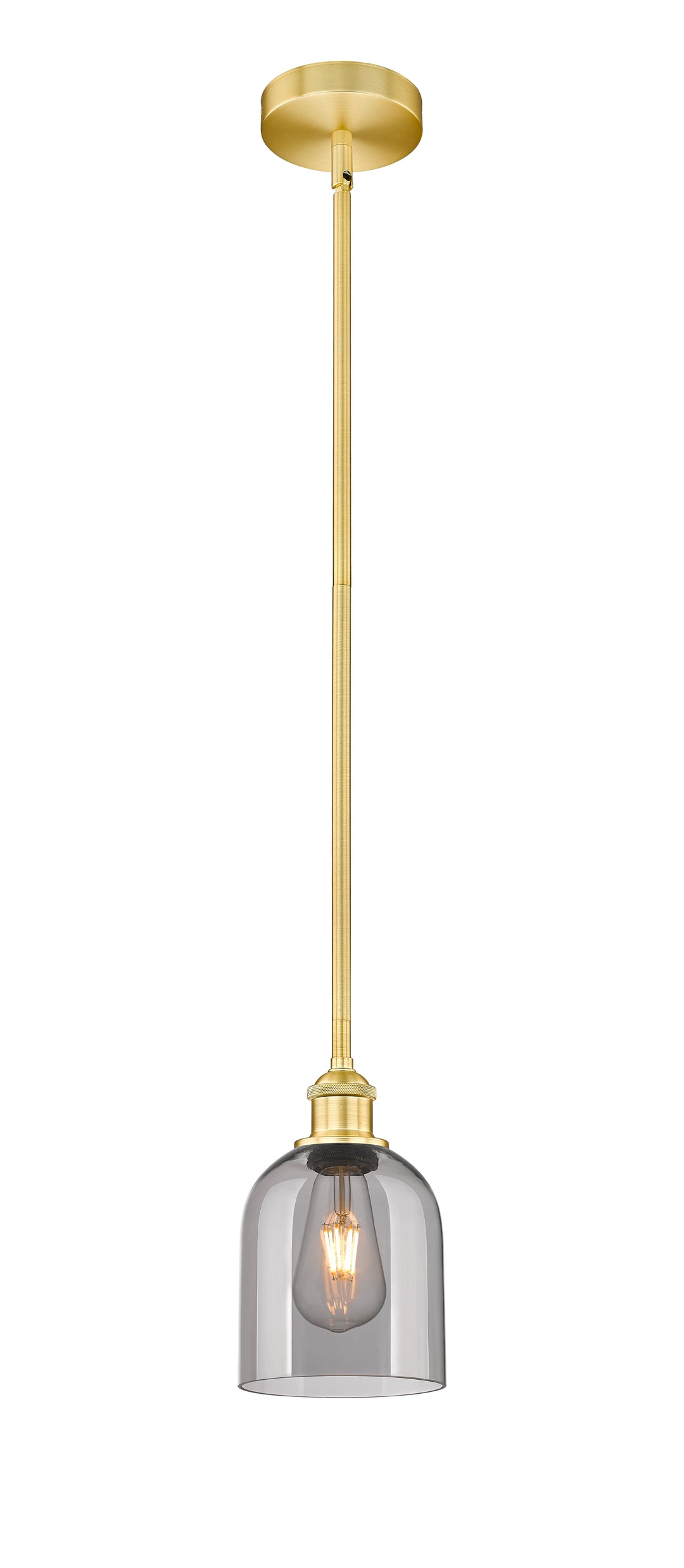 Innovations Lighting 616-1S-SG-G558-6SM  Edison Pendant Light Satin Gold