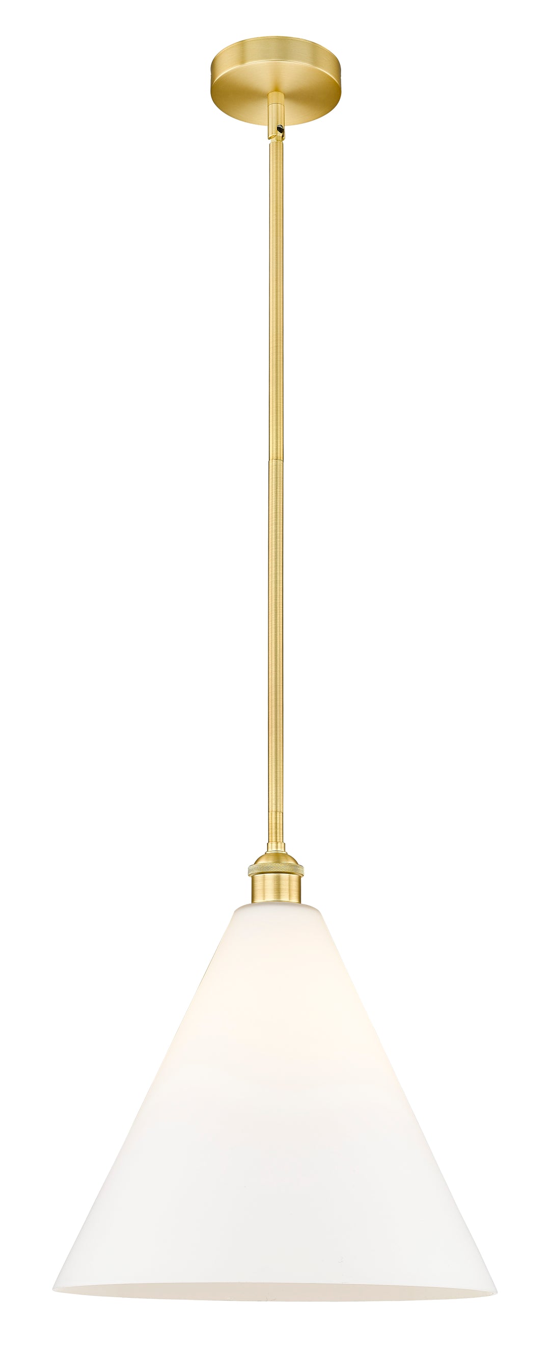 Innovations Lighting 616-1S-SG-GBC-161  Edison Pendant Light Satin Gold