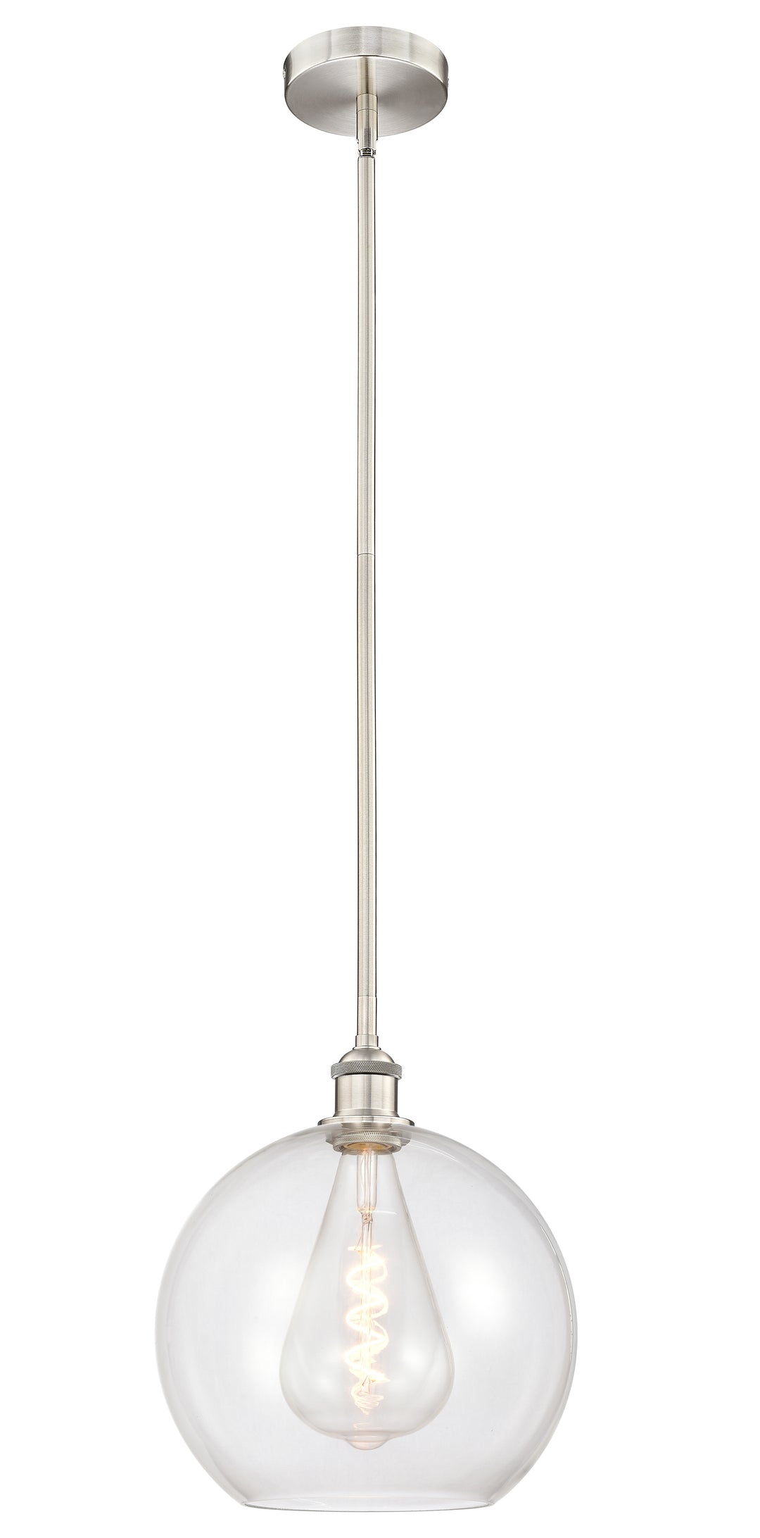 Innovations Edison 616-1S-SN-G122-12 Pendant Light - Brushed Satin Nickel