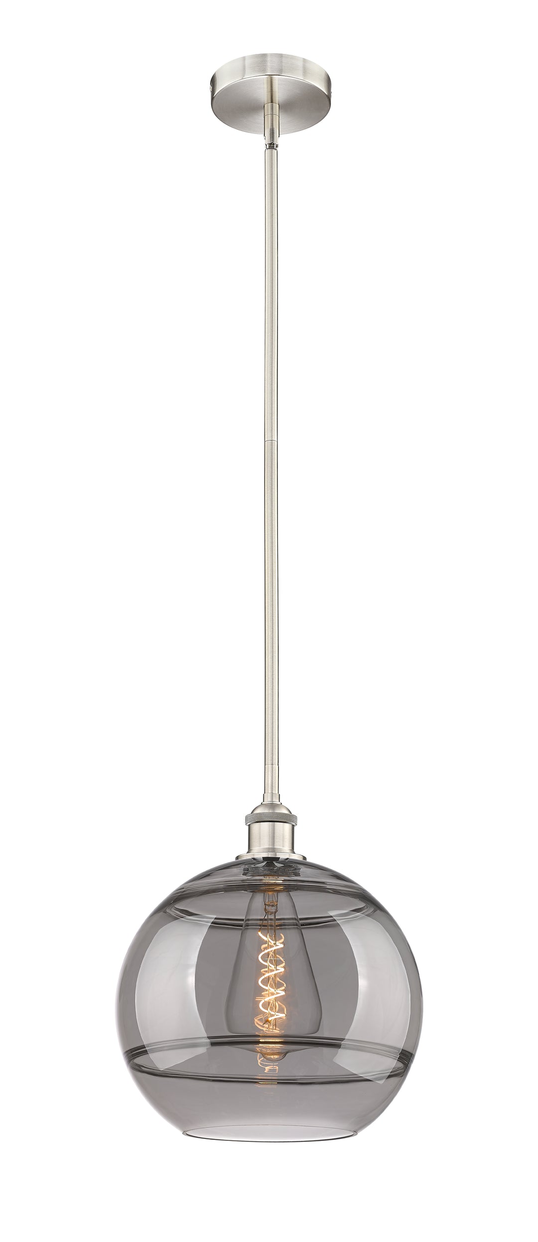 Innovations Lighting 616-1S-SN-G556-12SM  Edison Pendant Light Brushed Satin Nickel