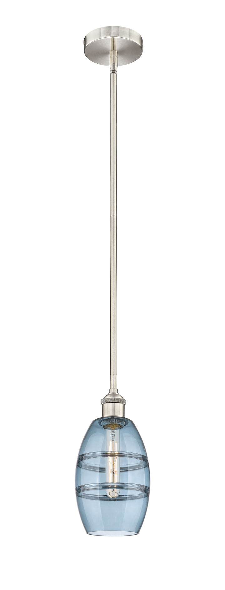 Innovations Lighting 616-1S-SN-G557-6BL  Edison Pendant Light Brushed Satin Nickel