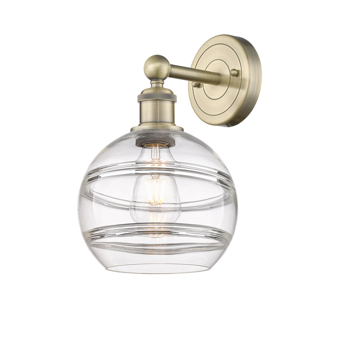 Innovations Downtown Urban 616-1W-AB-G556-8CL Wall Sconce Light - Antique Brass