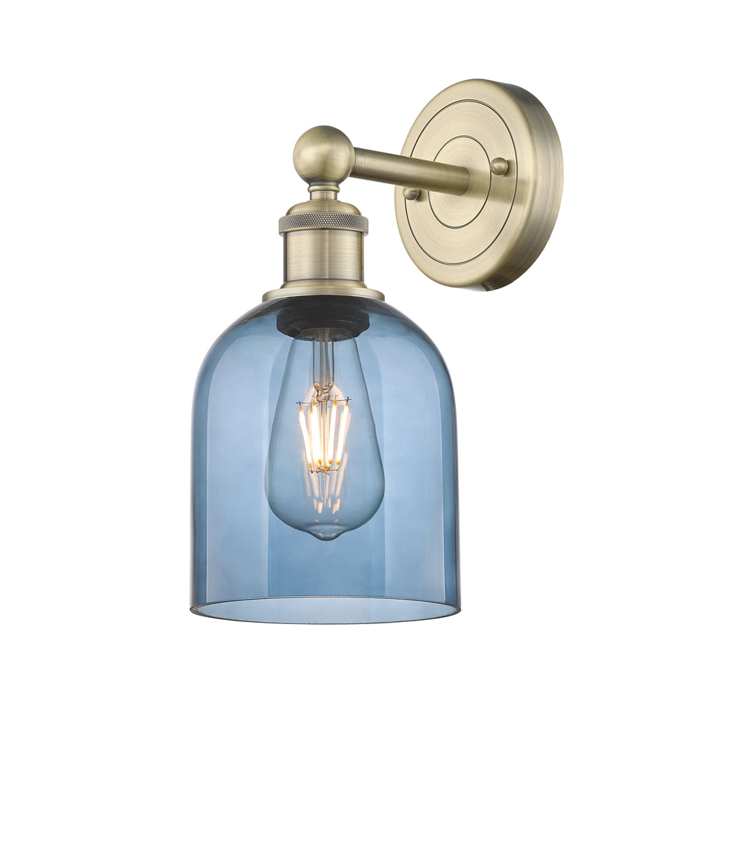 Innovations Edison 616-1W-AB-G558-6BL Wall Sconce Light - Antique Brass