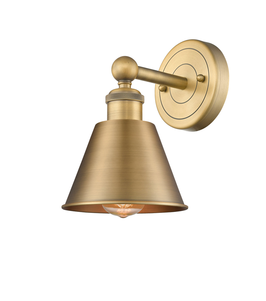 Innovations Ballston 616-1W-BB-M8-BB Wall Sconce Light - Brushed Brass