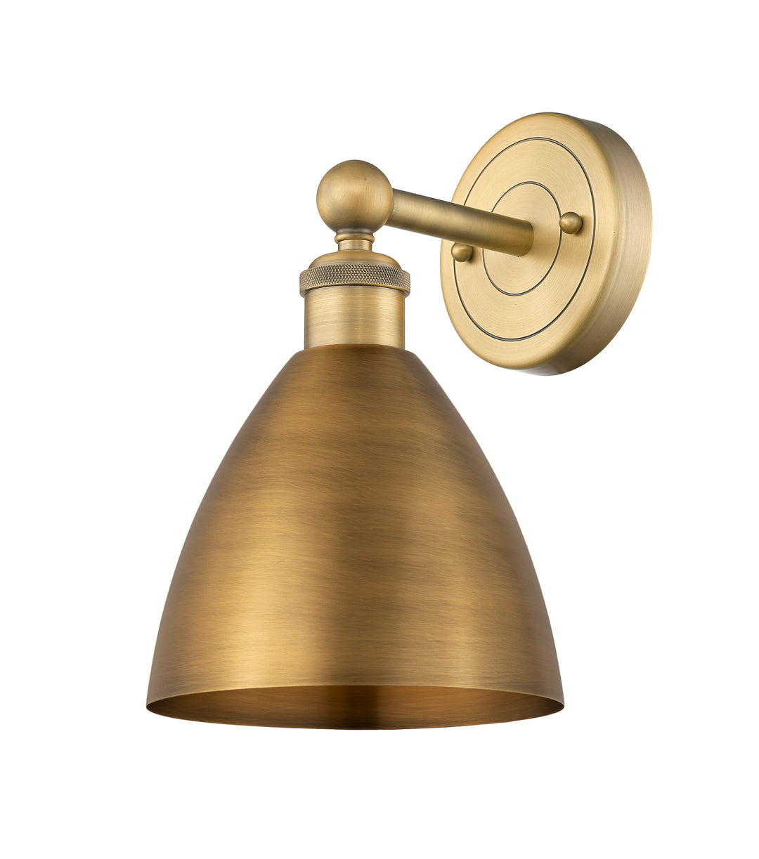 Innovations Edison 616-1W-BB-MBD-75-BB Wall Sconce Light - Brushed Brass
