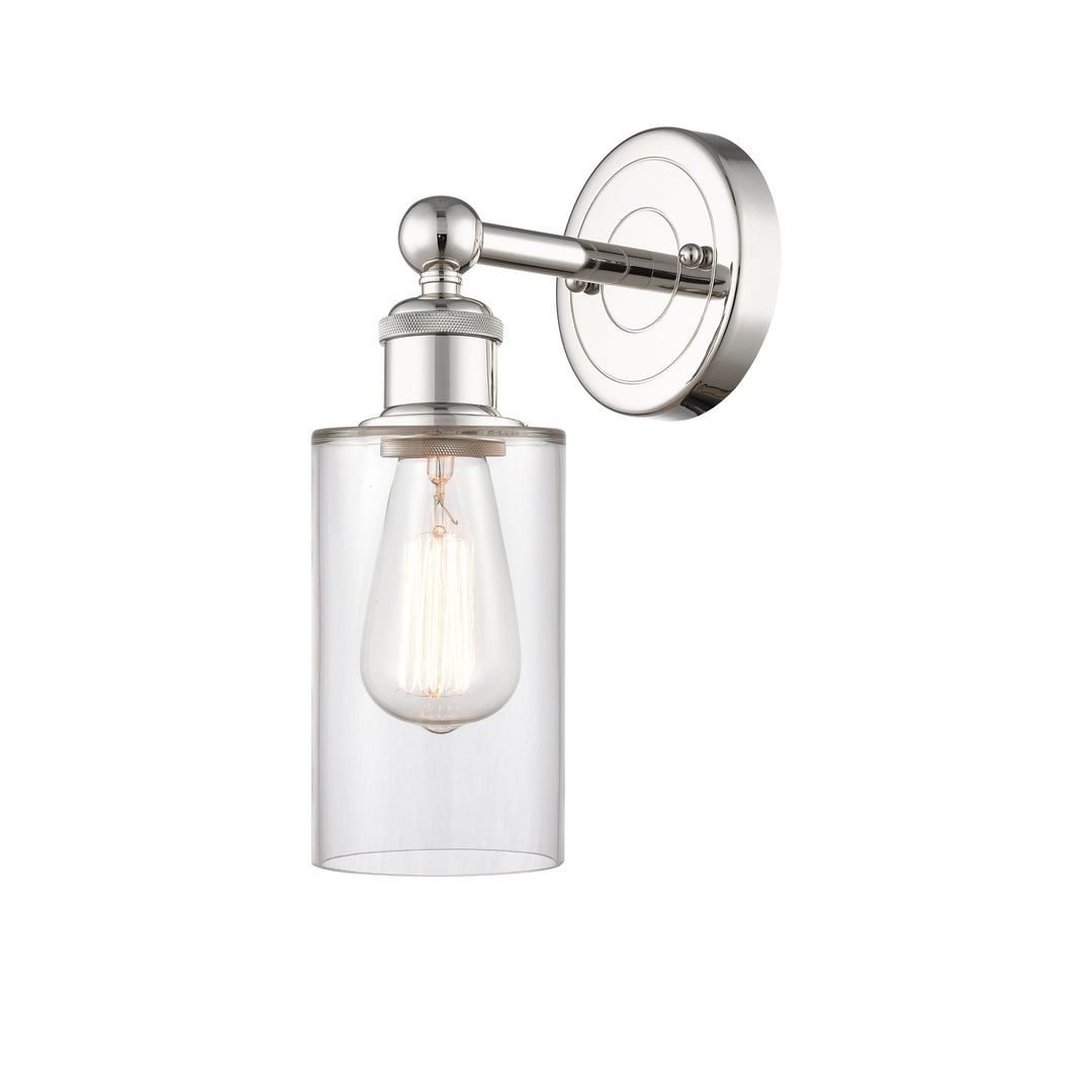 Innovations Edison 616-1W-PN-G802 Wall Sconce Light - Polished Nickel