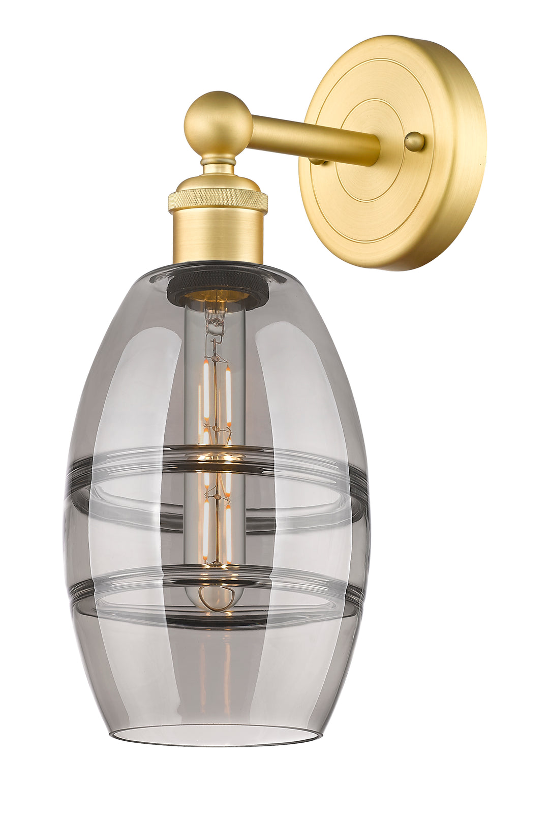 Innovations Edison 616-1W-SG-G557-6SM Wall Sconce Light - Satin Gold