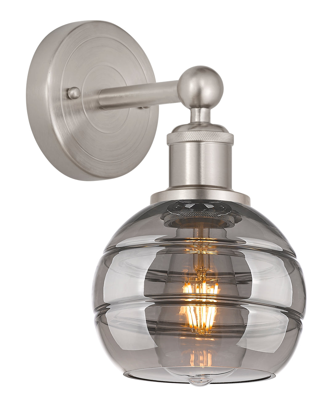 Innovations Edison 616-1W-SN-G556-6SM Wall Sconce Light - Brushed Satin Nickel