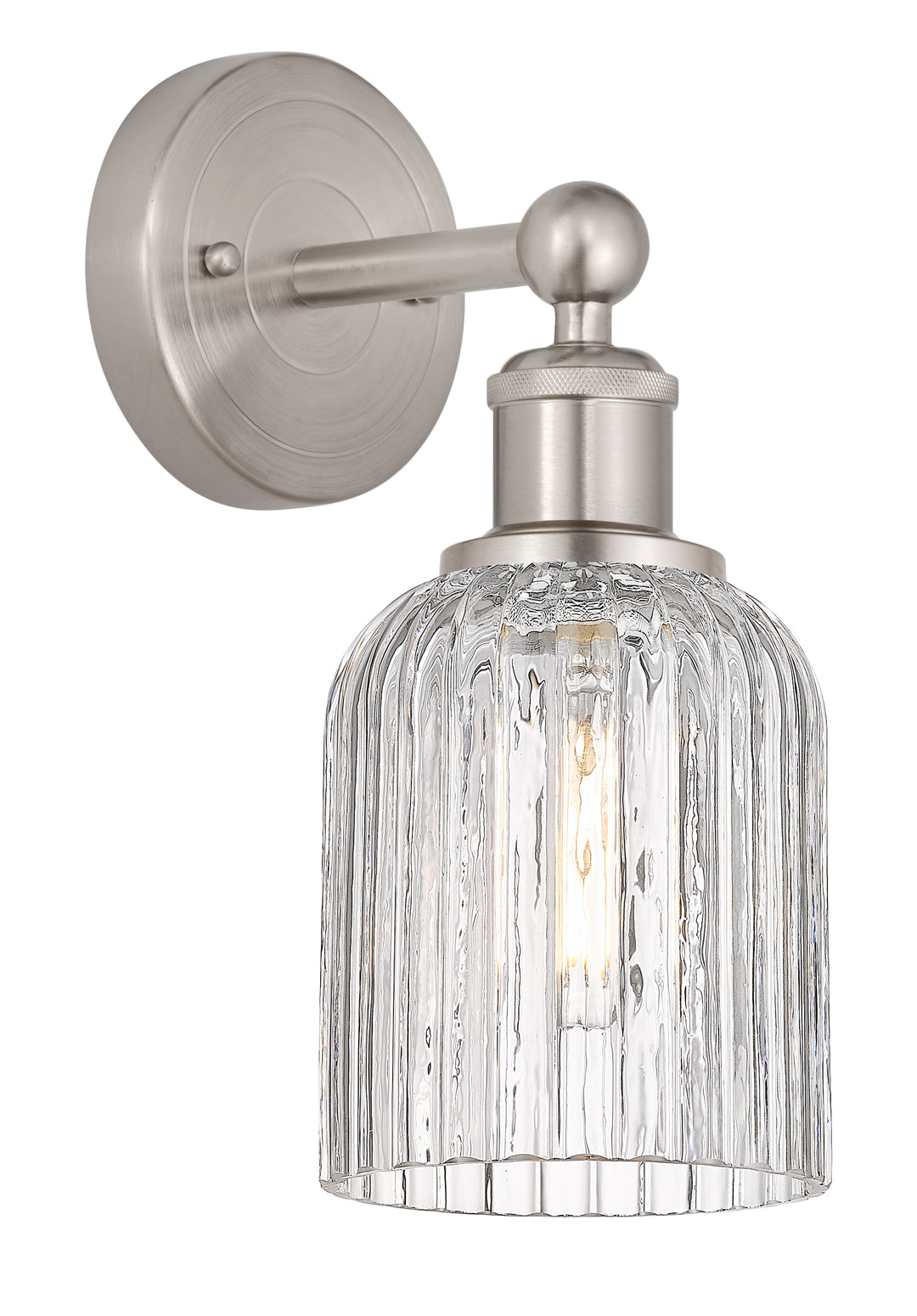 Innovations Edison 616-1W-SN-G559-5CL Wall Sconce Light - Brushed Satin Nickel