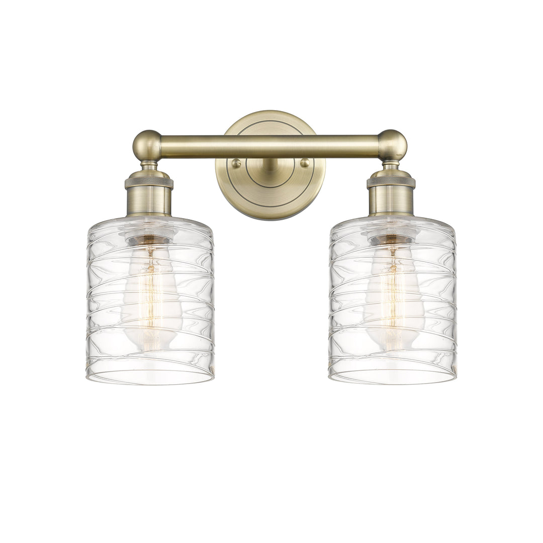 Innovations Edison 616-2W-AB-G1113 Bath Vanity Light 14 in. wide - Antique Brass